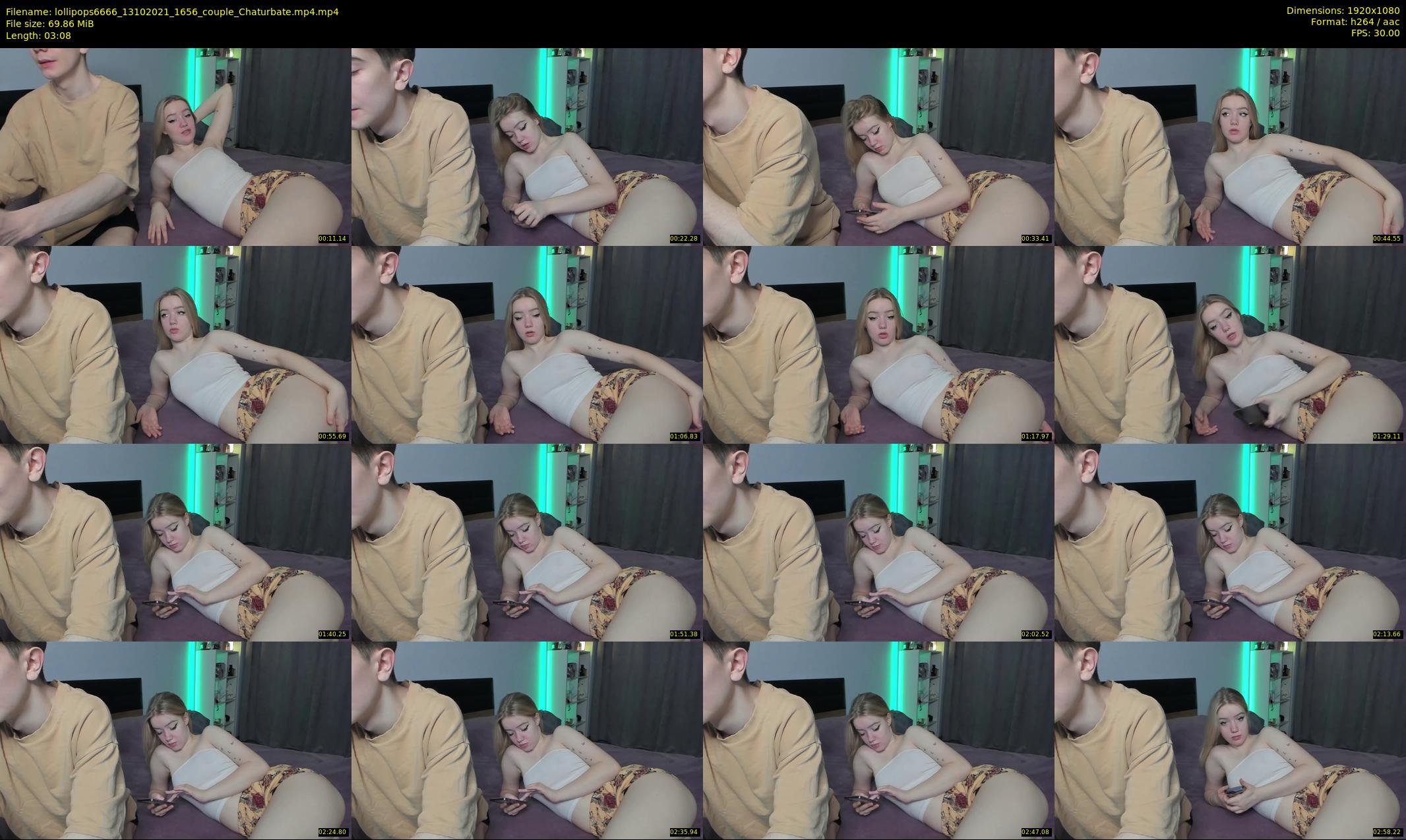 lollipops6666 — 4 minute Chaturbate couple cam show recording, 1080p, Oct 13, 2021