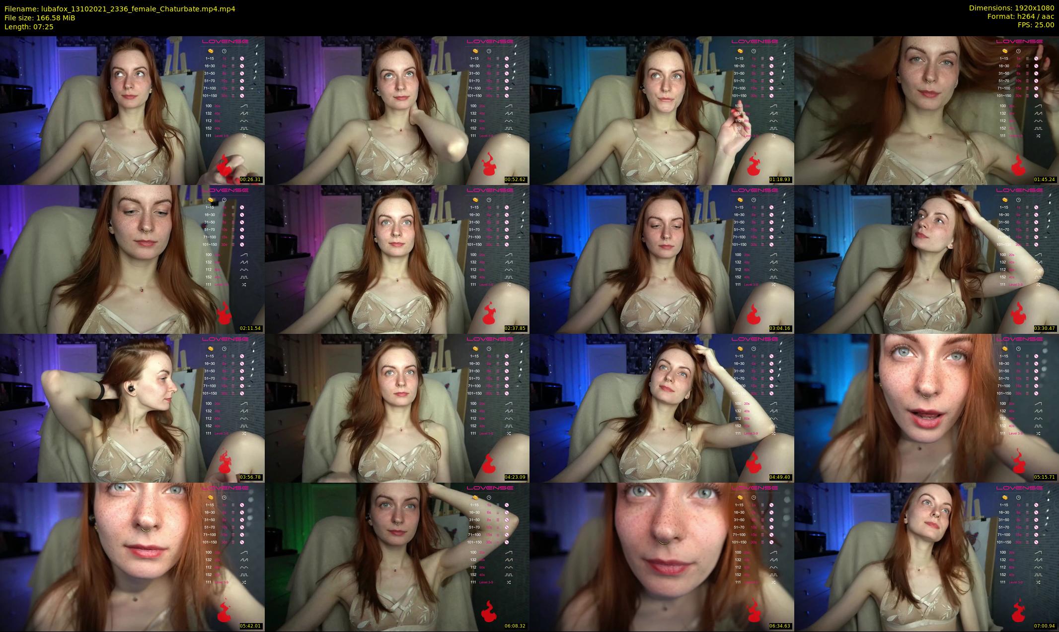 lubafox — 8 minute Chaturbate female cam show recording, 1080p, Oct 13, 2021
