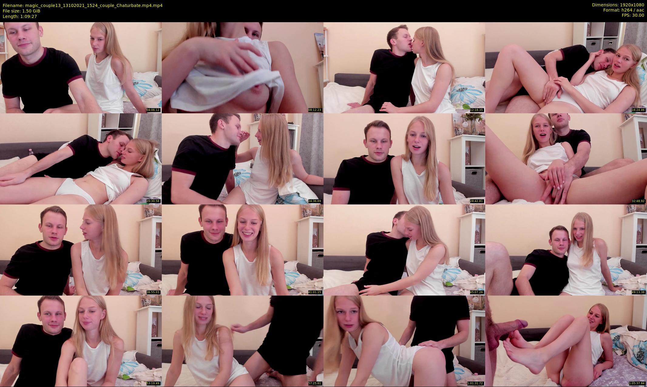 magic_couple13 — 70 minute Chaturbate couple cam show recording, 1080p, Oct 13, 2021