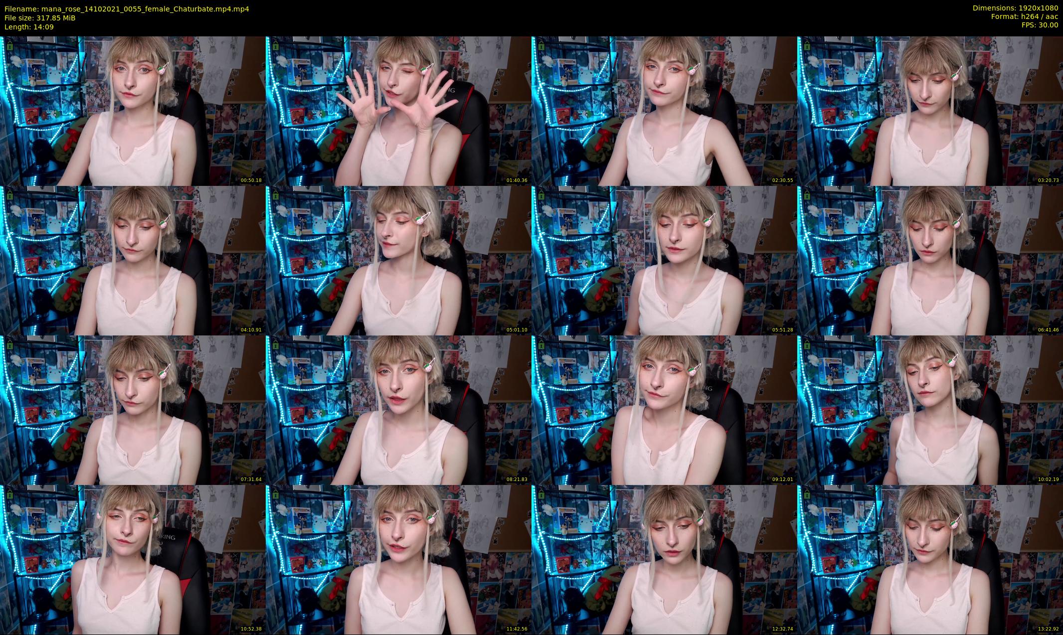 mana_rose — 15 minute Chaturbate female cam show recording, 1080p, Oct 14, 2021