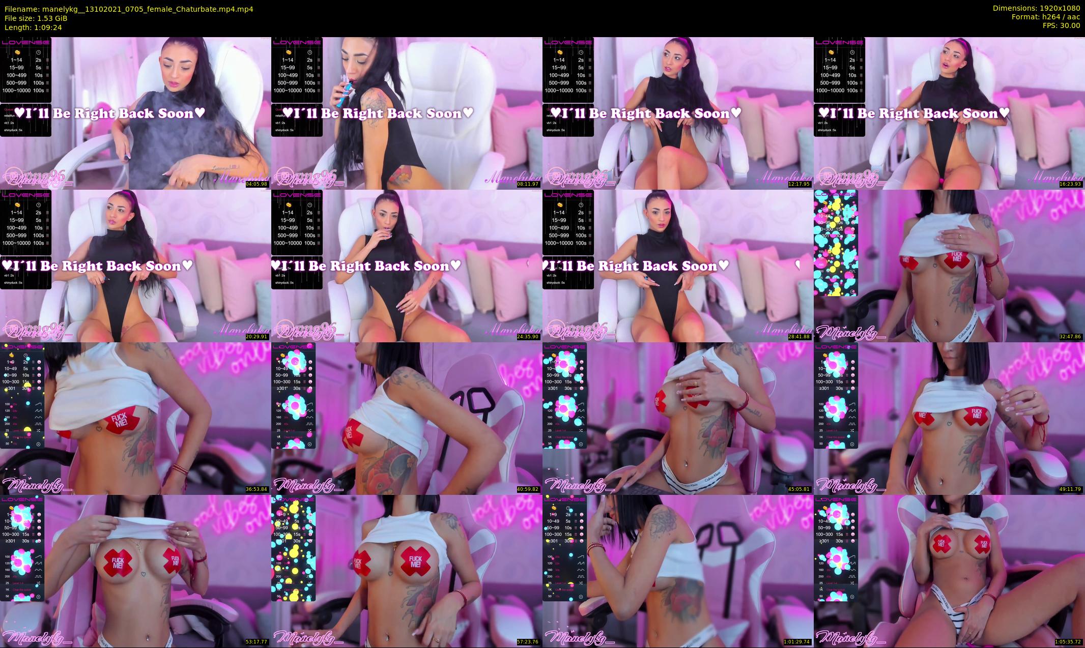 manelykg_ — 70 minute Chaturbate female cam show recording, 1080p, Oct 13, 2021