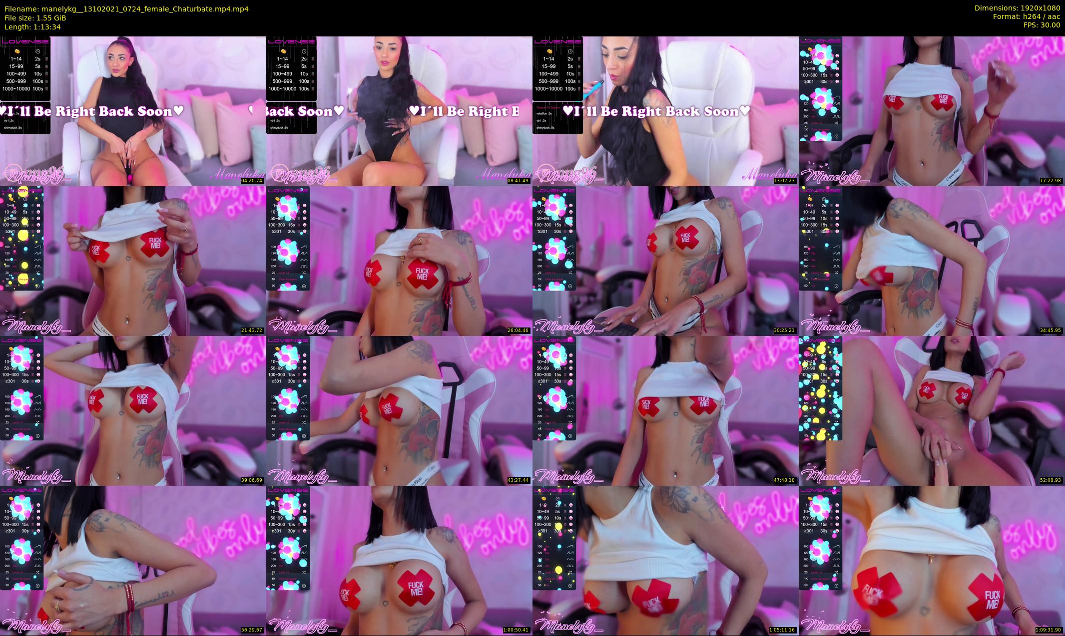 manelykg_ — 74 minute Chaturbate female cam show recording, 1080p, Oct 13, 2021