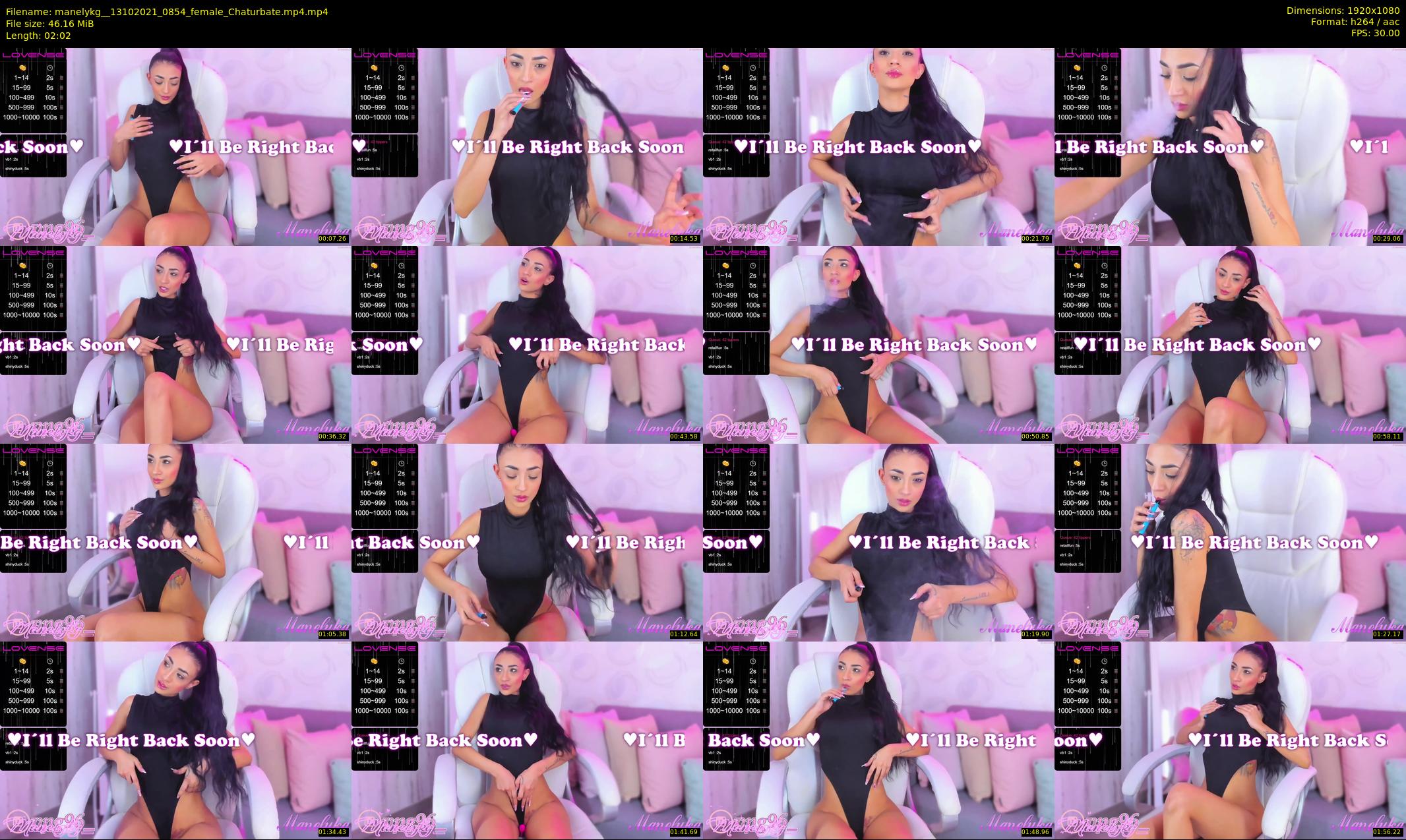 manelykg_ — 3 minute Chaturbate female cam show recording, 1080p, Oct 13, 2021