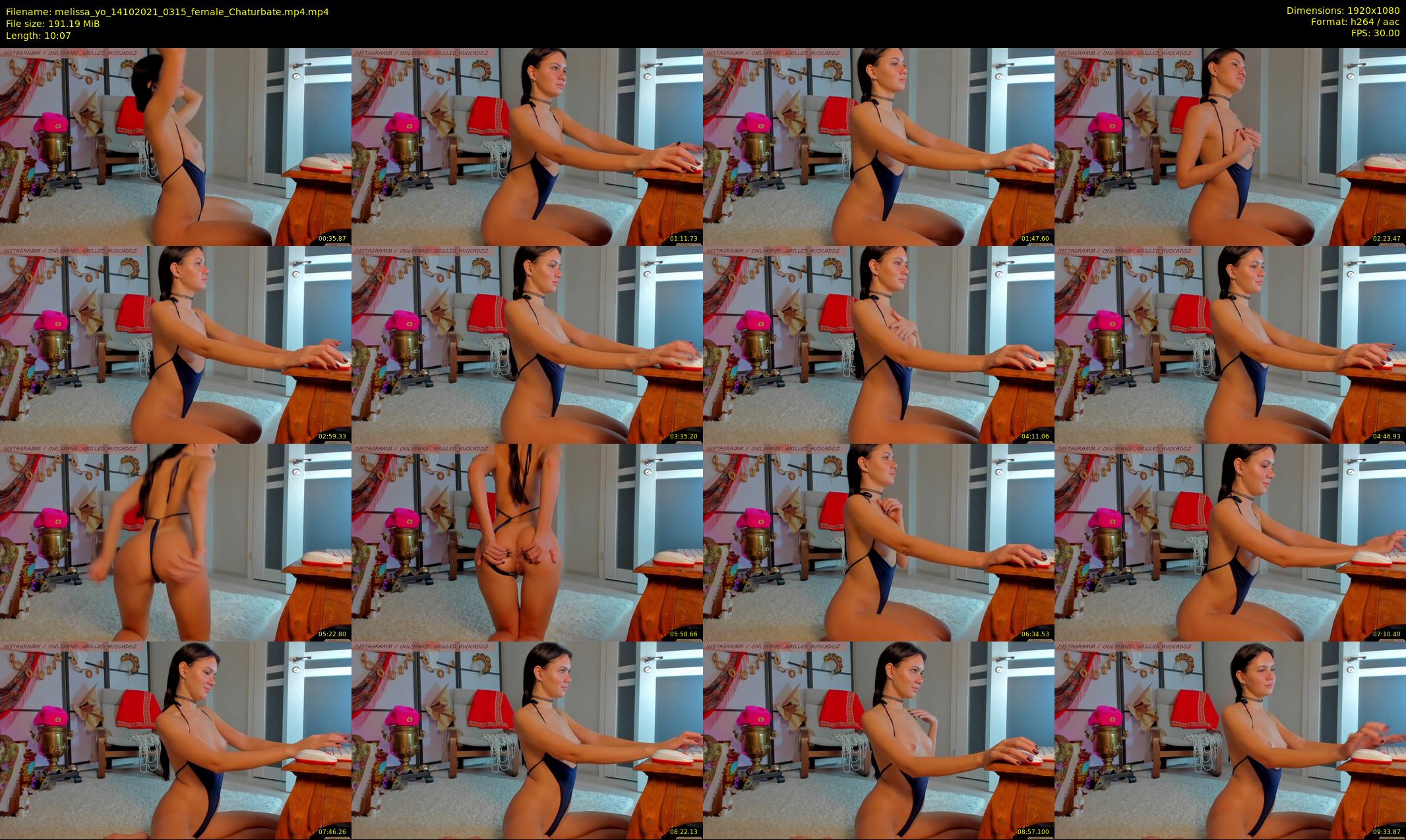 melissa_yo — 11 minute Chaturbate female cam show recording, 1080p, Oct 14, 2021