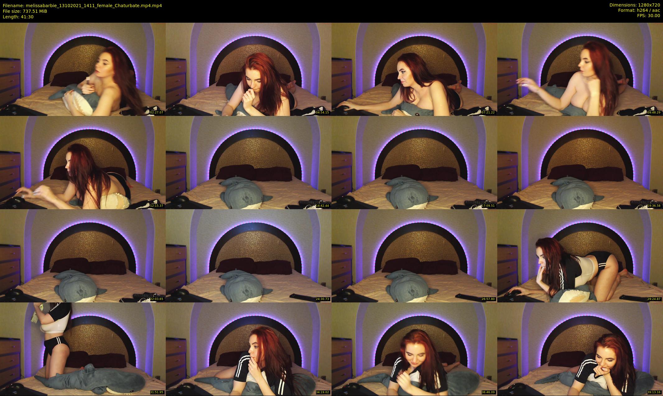 melissabarbie — 42 minute Chaturbate couple cam show recording, 720p, Oct 13, 2021