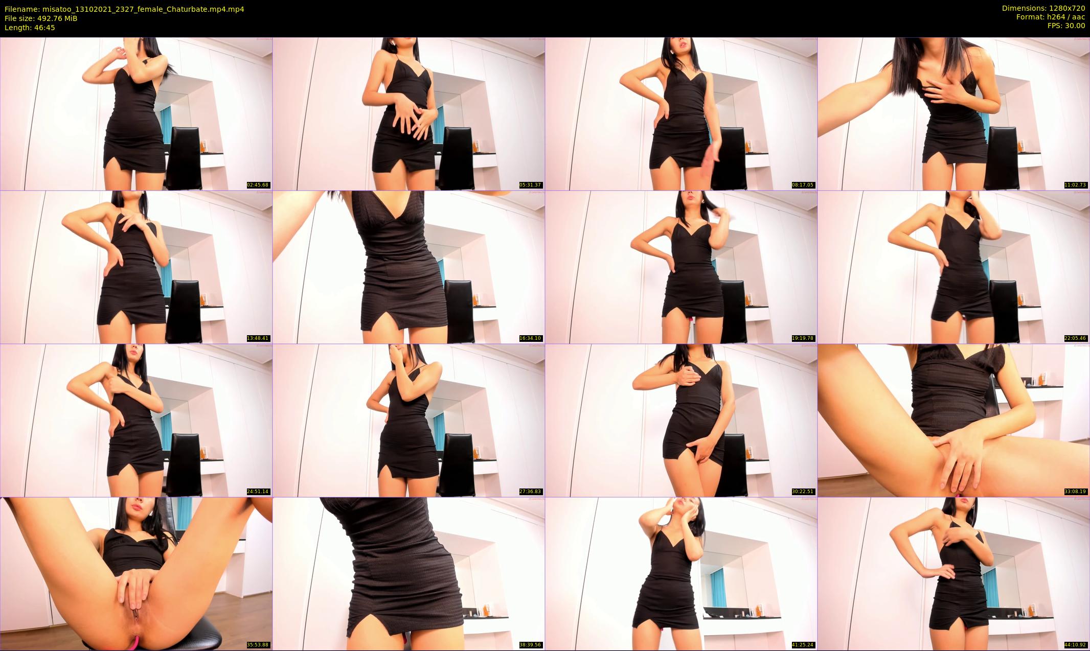misatoo — 47 minute Chaturbate female cam show recording, 720p, Oct 13, 2021