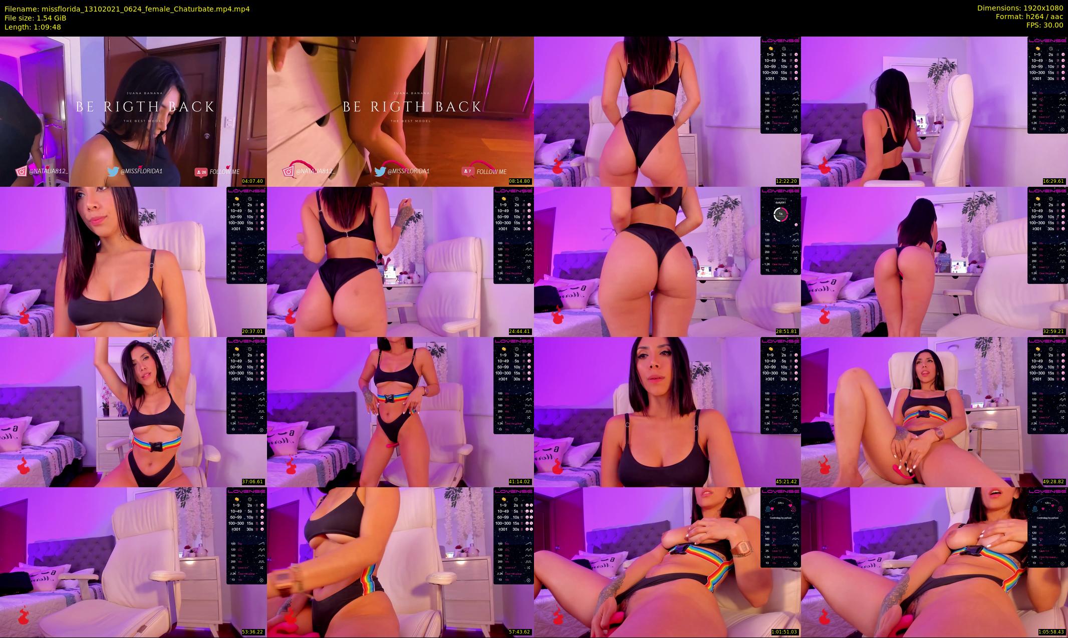 missflorida — 70 minute Chaturbate female cam show recording, 1080p, Oct 13, 2021