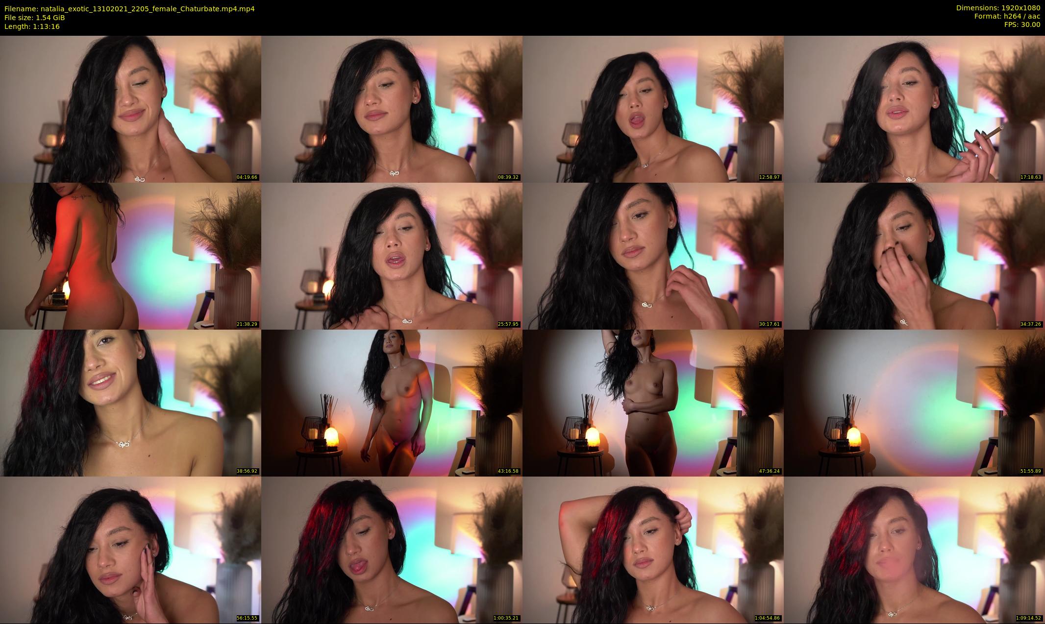 natalia_exotic — 74 minute Chaturbate female cam show recording, 1080p, Oct 13, 2021