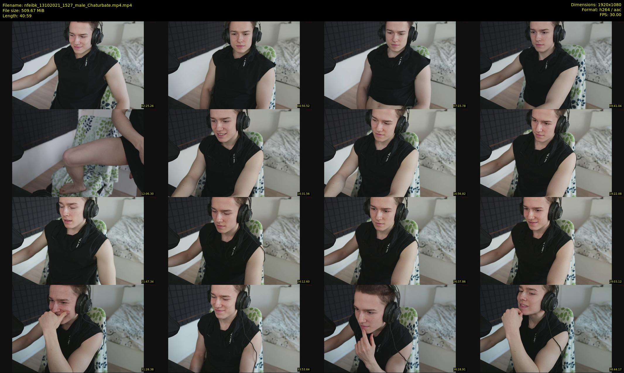 nfeibk — 41 minute Chaturbate male cam show recording, 1080p, Oct 13, 2021