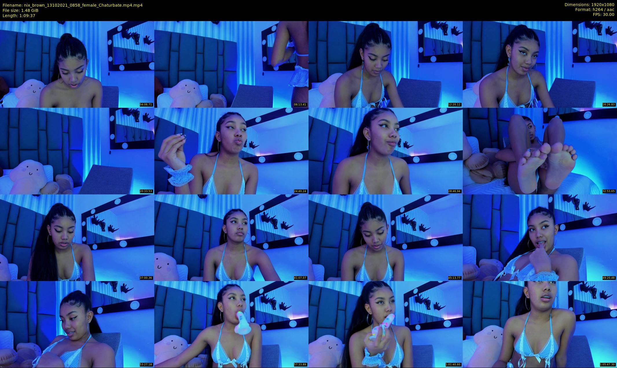 nix_brown — 70 minute Chaturbate female cam show recording, 1080p, Oct 13, 2021