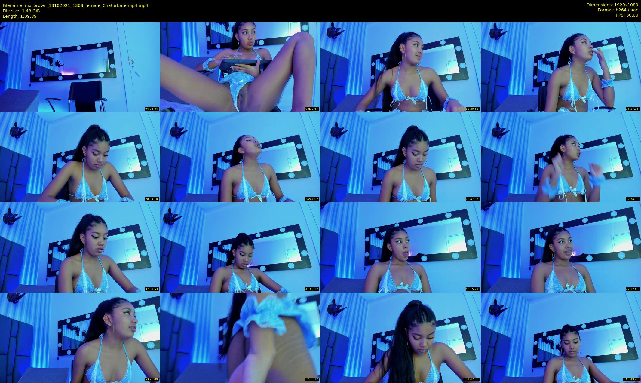 nix_brown — 70 minute Chaturbate female cam show recording, 1080p, Oct 13, 2021