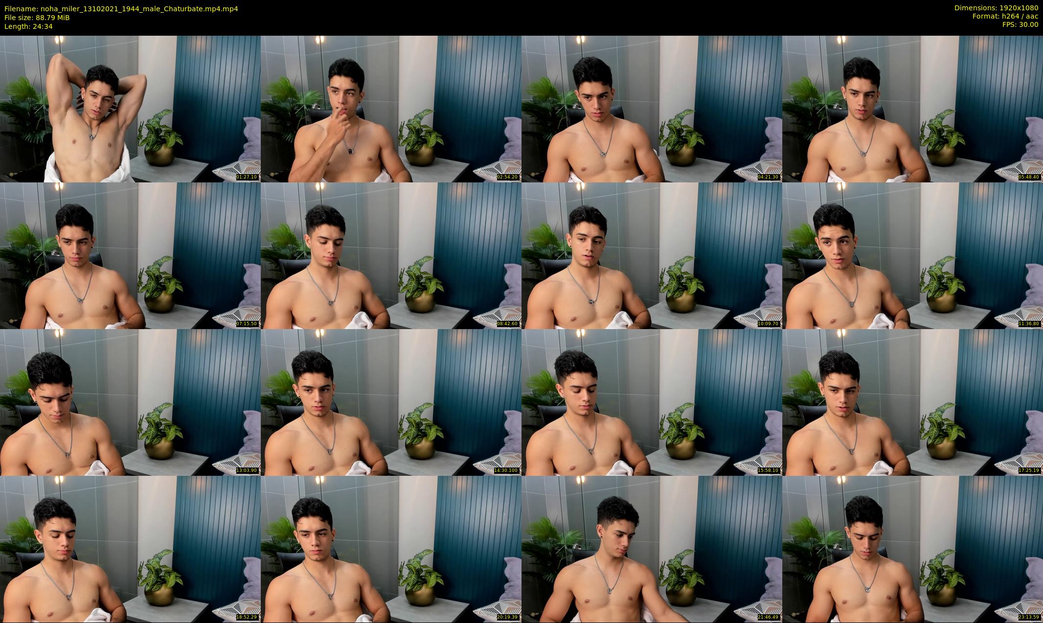 noha_miler — 25 minute Chaturbate male cam show recording, 1080p, Oct 13, 2021