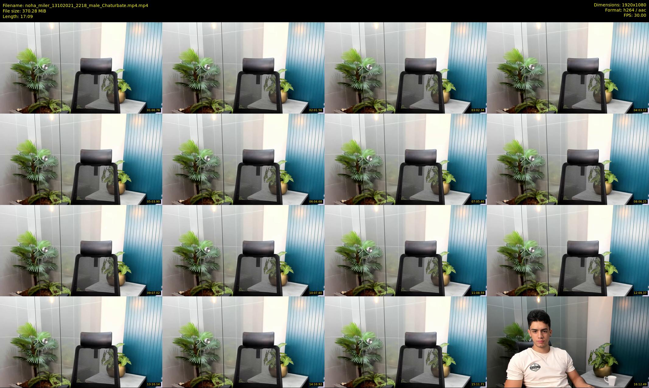 noha_miler — 18 minute Chaturbate male cam show recording, 1080p, Oct 13, 2021
