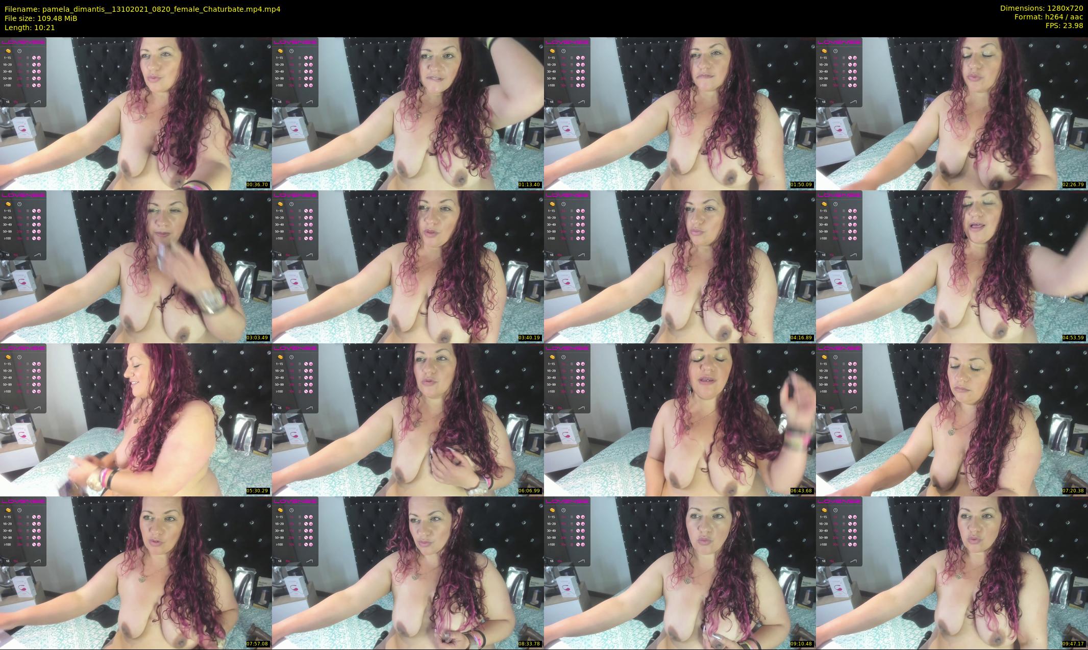 pamela_dimantis_ — 11 minute Chaturbate female cam show recording, 720p, Oct 13, 2021