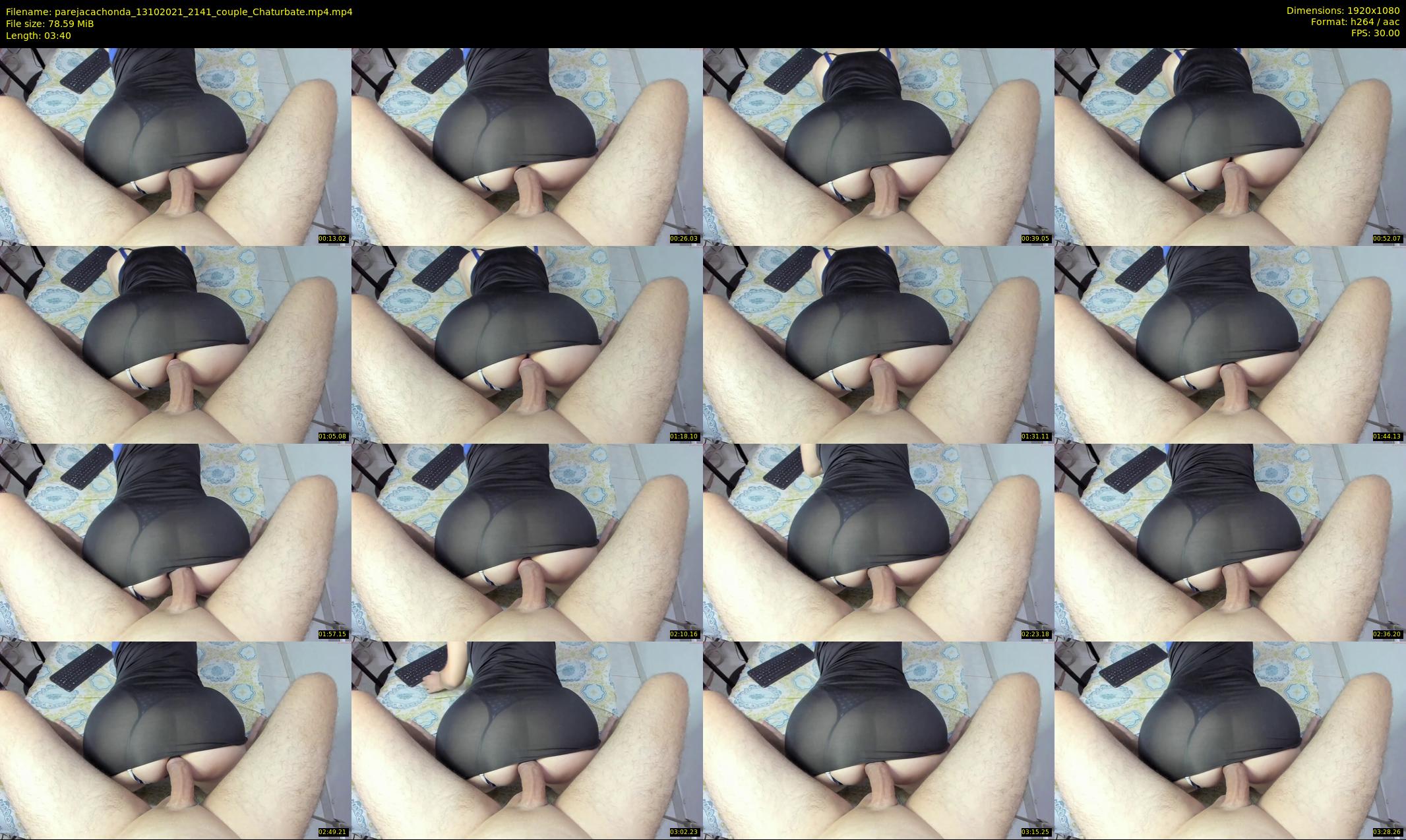 parejacachonda — 4 minute Chaturbate couple cam show recording, 1080p, Oct 13, 2021