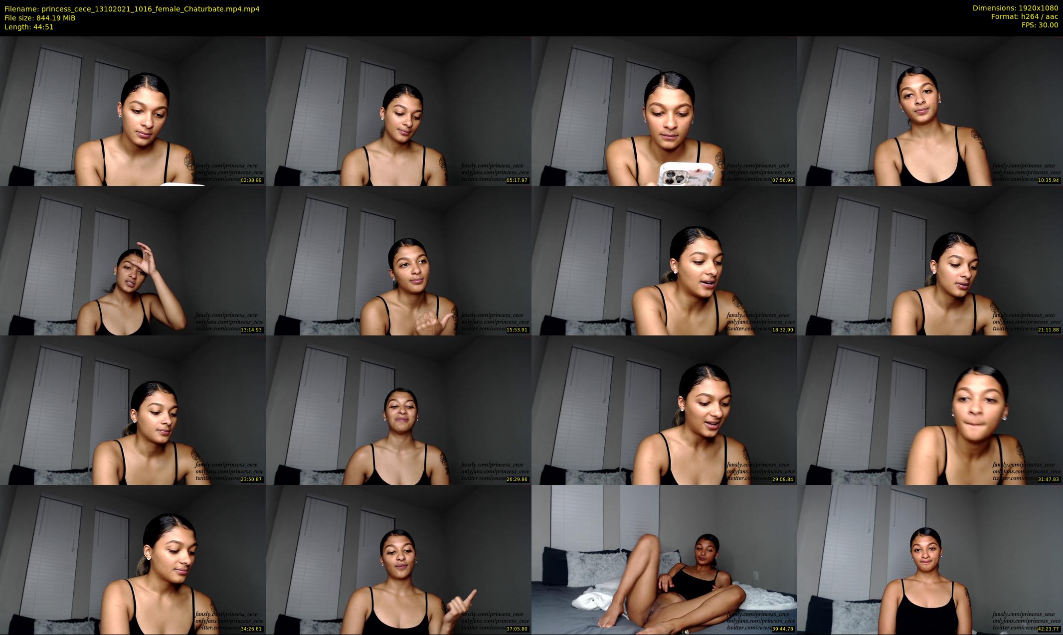 princess_cece — 45 minute Chaturbate female cam show recording, 1080p, Oct 13, 2021