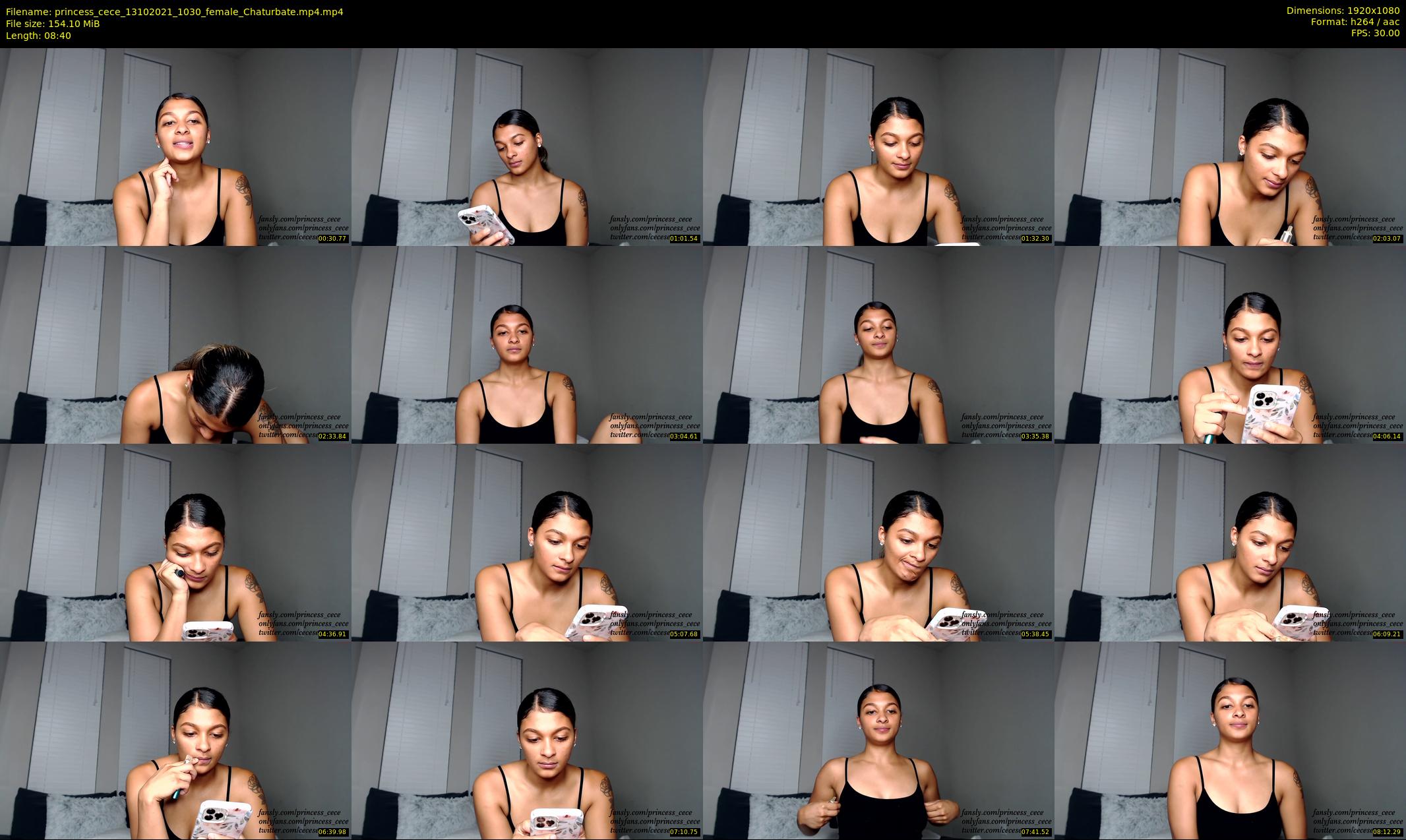 princess_cece — 9 minute Chaturbate female cam show recording, 1080p, Oct 13, 2021