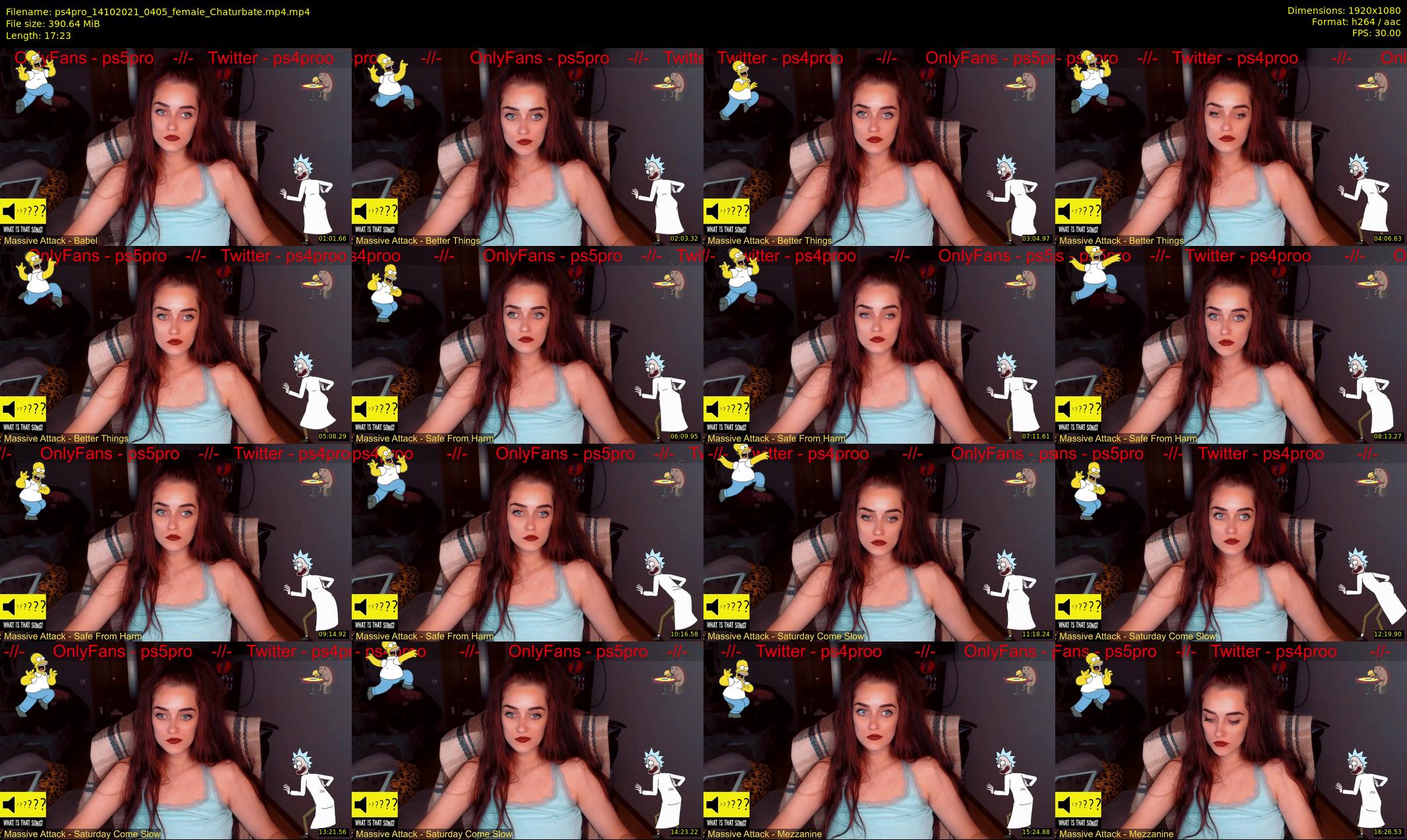 ps4pro — 18 minute Chaturbate female cam show recording, 1080p, Oct 14, 2021
