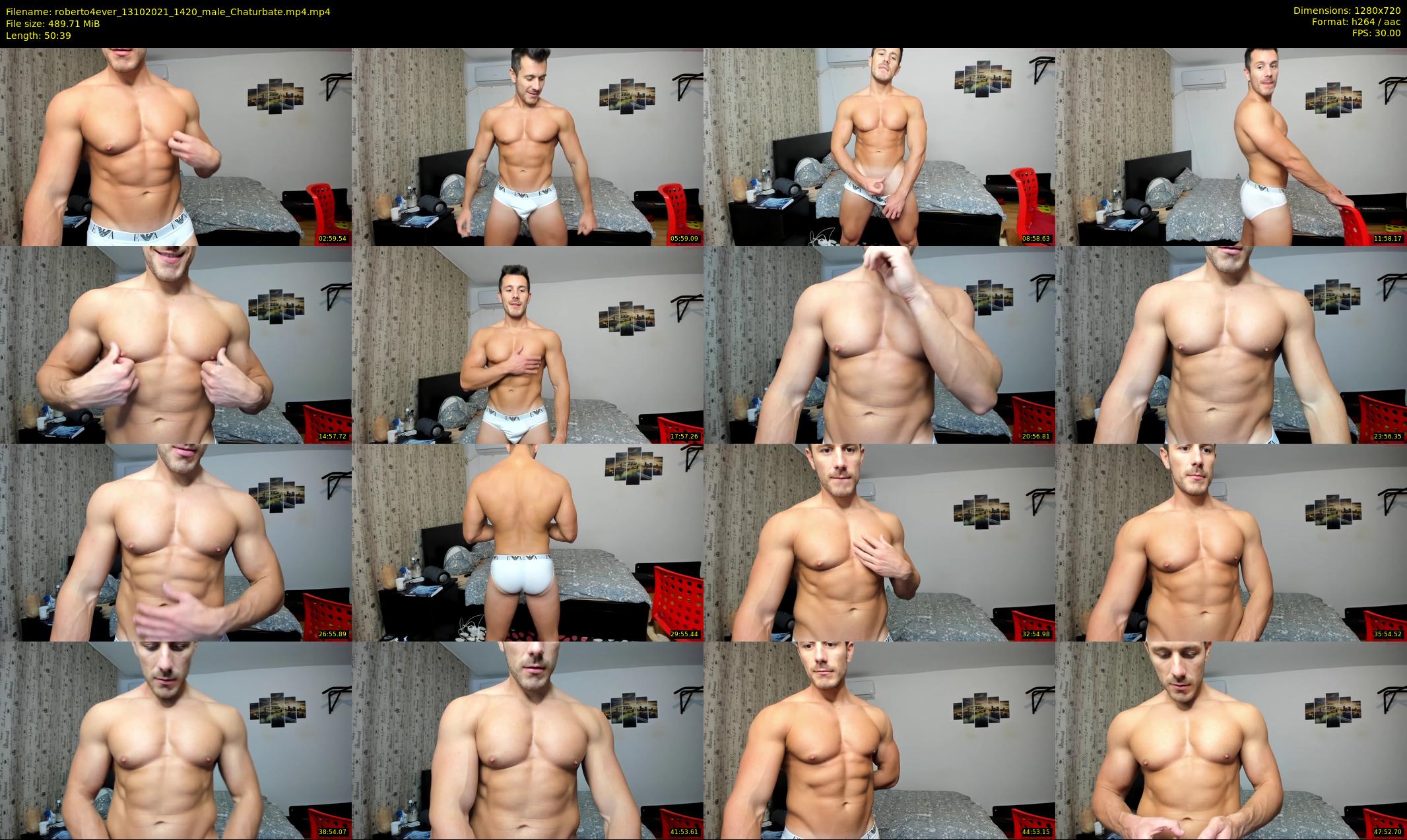 roberto4ever — 51 minute Chaturbate male cam show recording, 720p, Oct 13, 2021