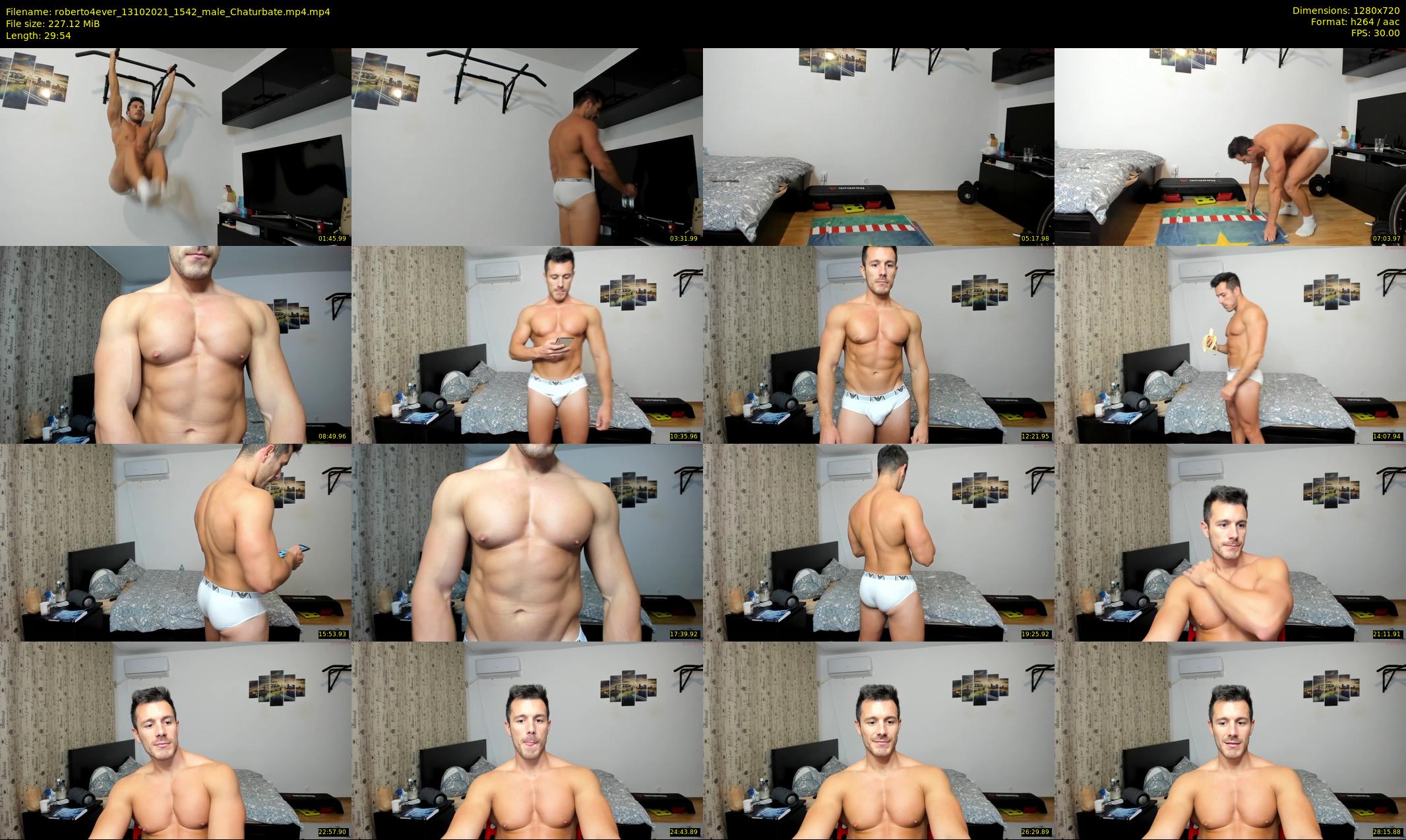 roberto4ever — 30 minute Chaturbate male cam show recording, 720p, Oct 13, 2021