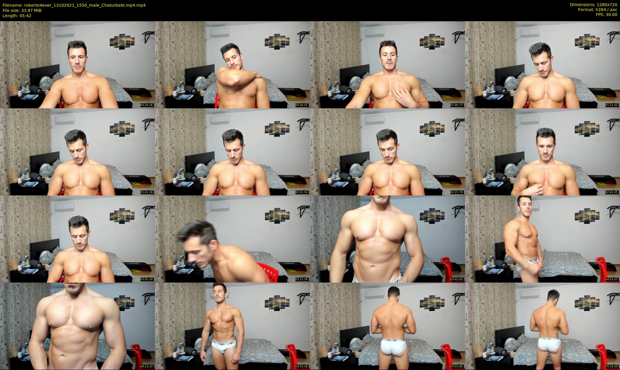 roberto4ever — 6 minute Chaturbate male cam show recording, 720p, Oct 13, 2021