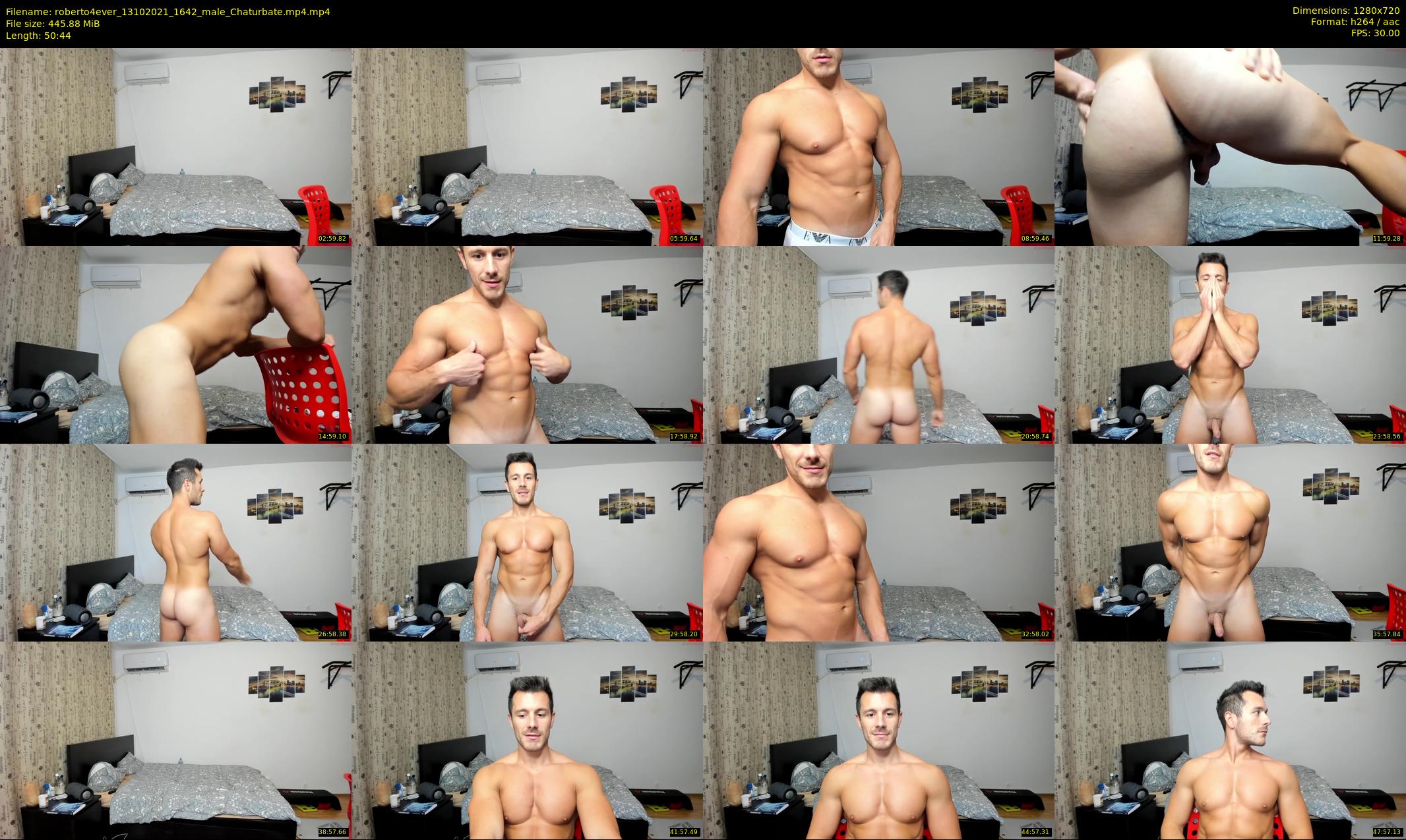 roberto4ever — 51 minute Chaturbate male cam show recording, 720p, Oct 13, 2021
