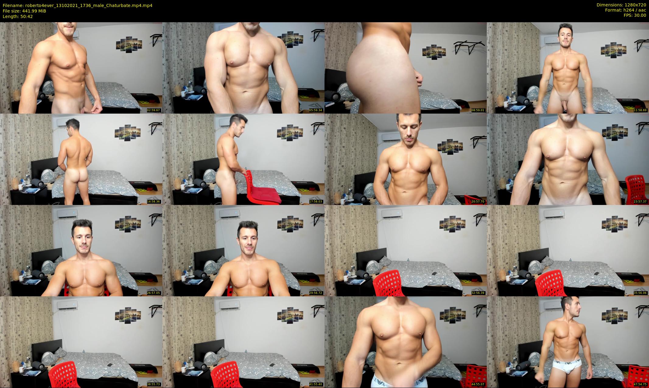 roberto4ever — 51 minute Chaturbate male cam show recording, 720p, Oct 13, 2021