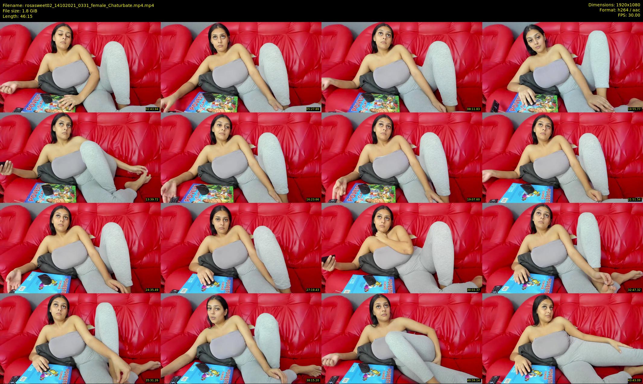 rosasweet02 — 47 minute Chaturbate female cam show recording, 1080p, Oct 14, 2021