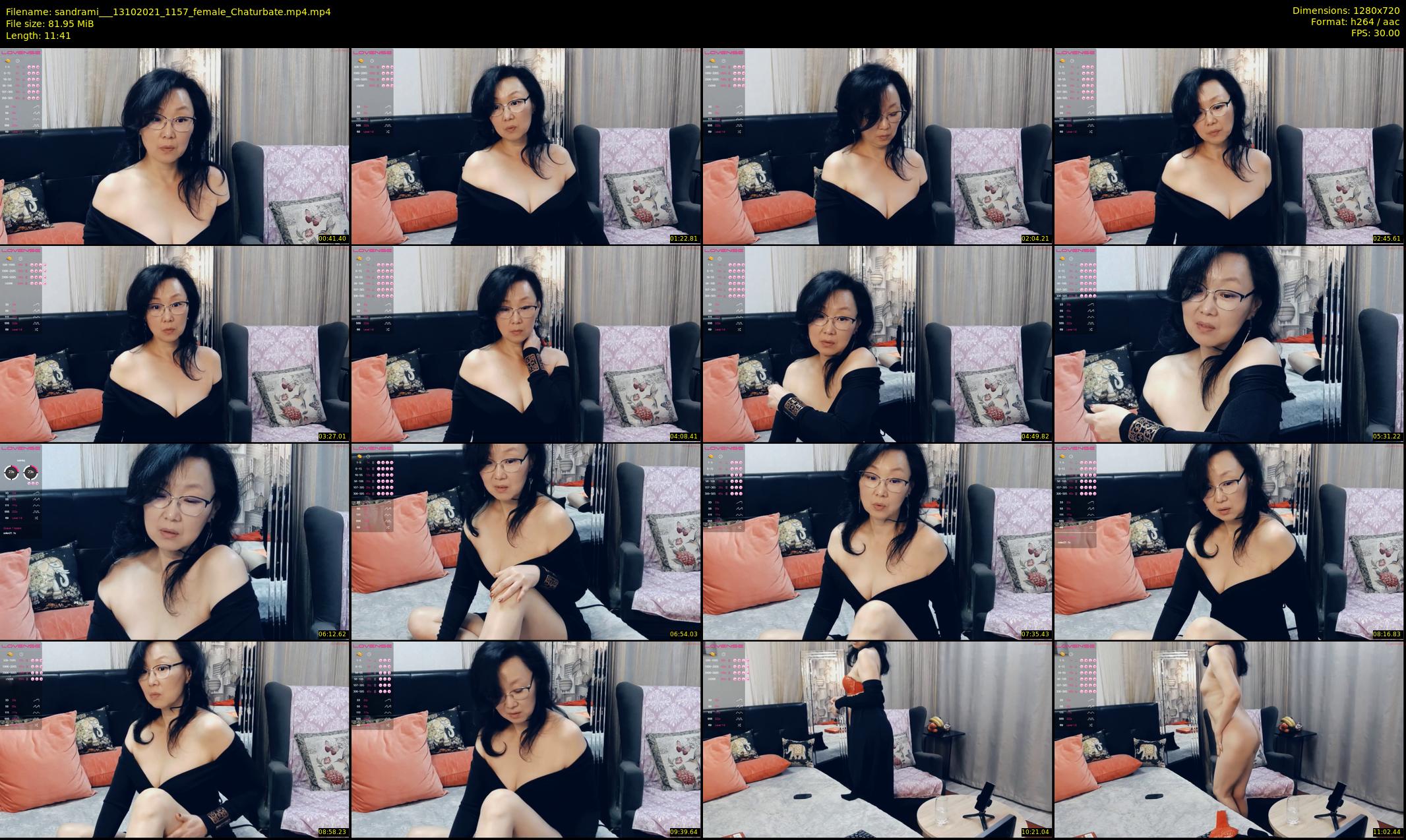 sandrami__ — 12 minute Chaturbate female cam show recording, 720p, Oct 13, 2021