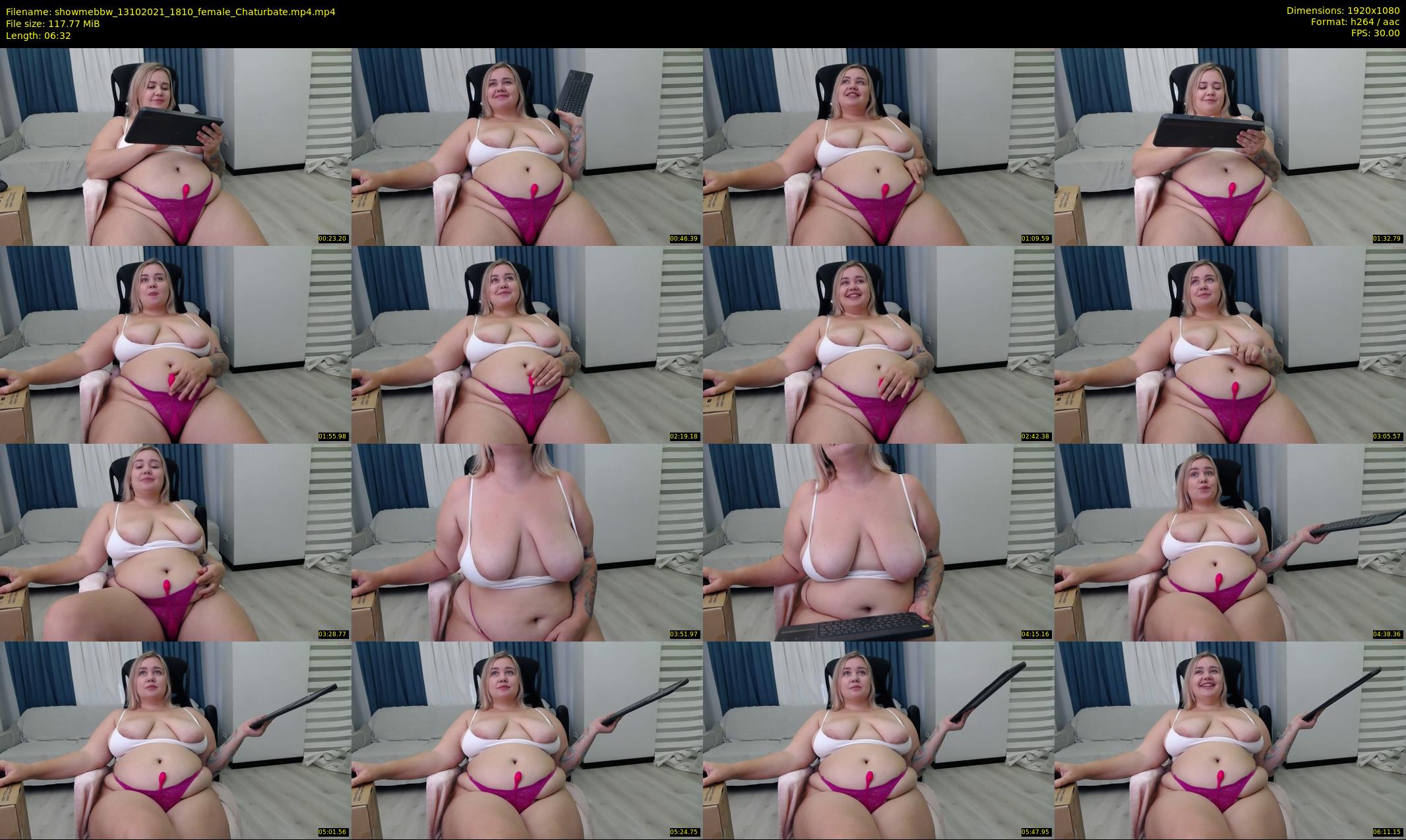 showmebbw — 7 minute Chaturbate female cam show recording, 1080p, Oct 13, 2021