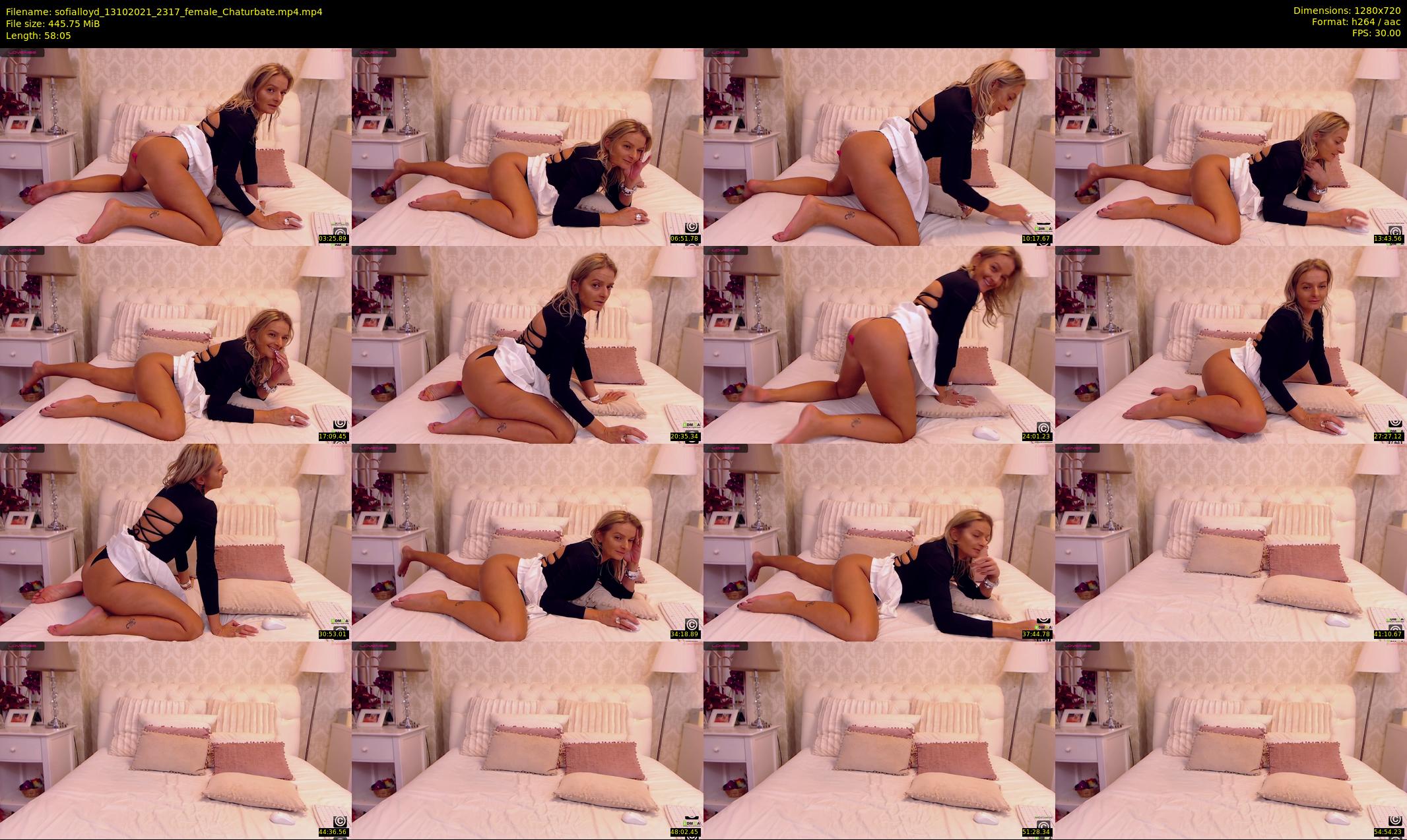sofialloyd — 59 minute Chaturbate female cam show recording, 720p, Oct 13, 2021
