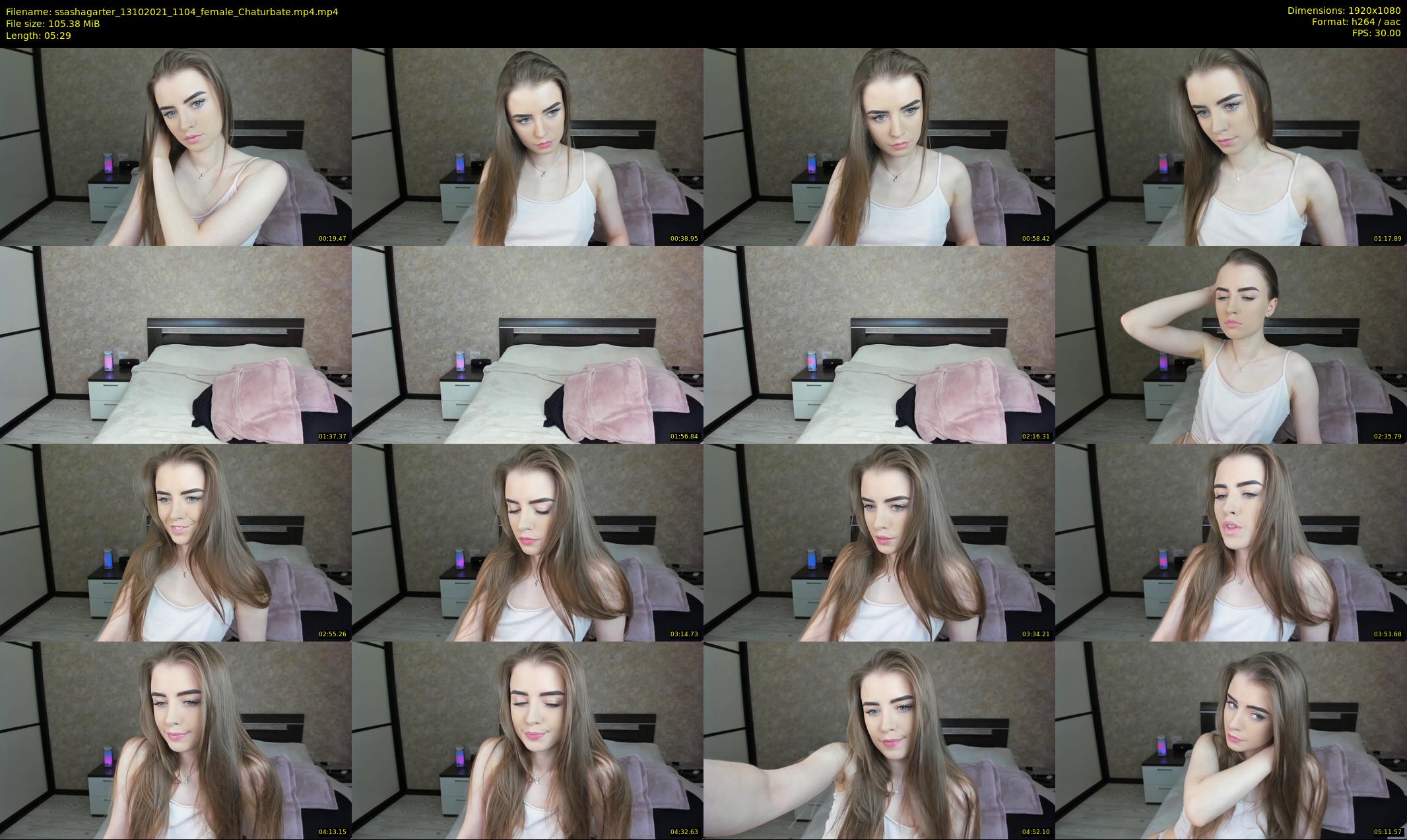 ssashagarter — 6 minute Chaturbate female cam show recording, 1080p, Oct 13, 2021