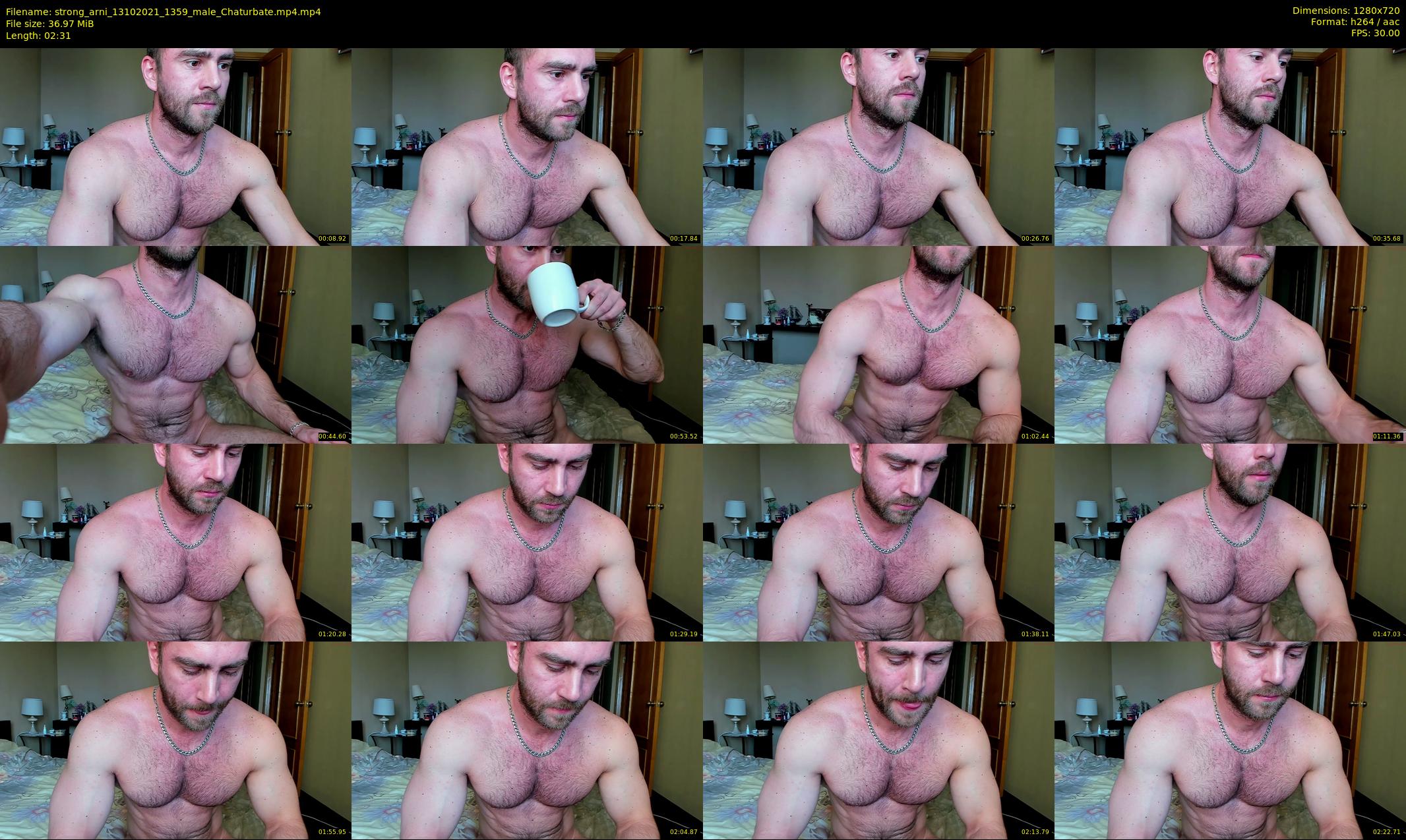 strong_arni — 3 minute Chaturbate male cam show recording, 720p, Oct 13, 2021