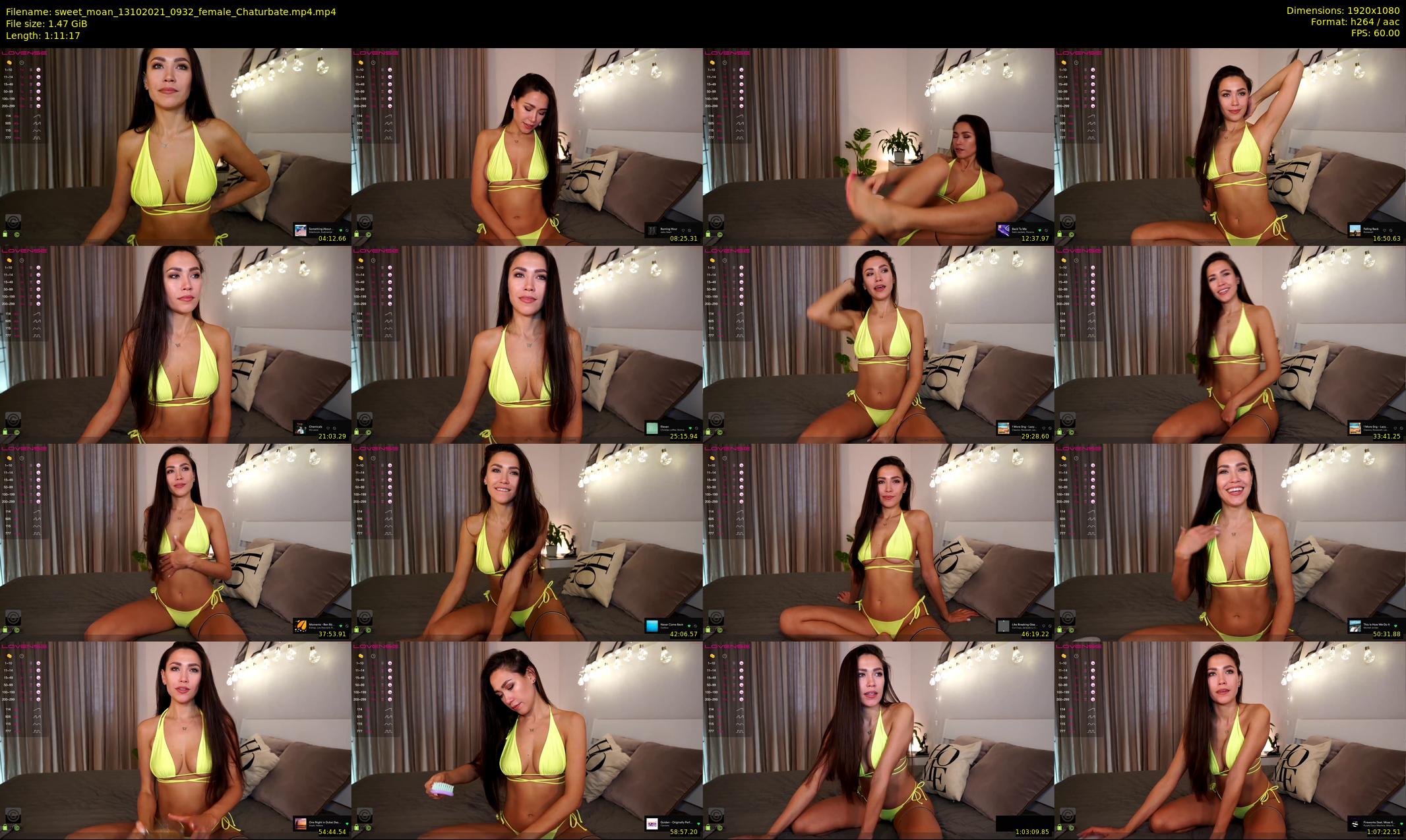 sweet_moan — 72 minute Chaturbate female cam show recording, 1080p, Oct 13, 2021