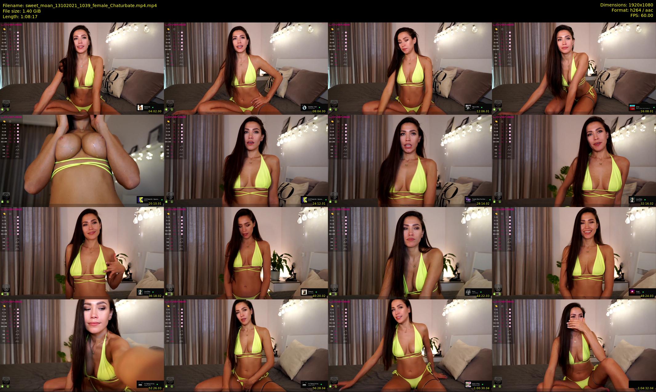 sweet_moan — 69 minute Chaturbate female cam show recording, 1080p, Oct 13, 2021