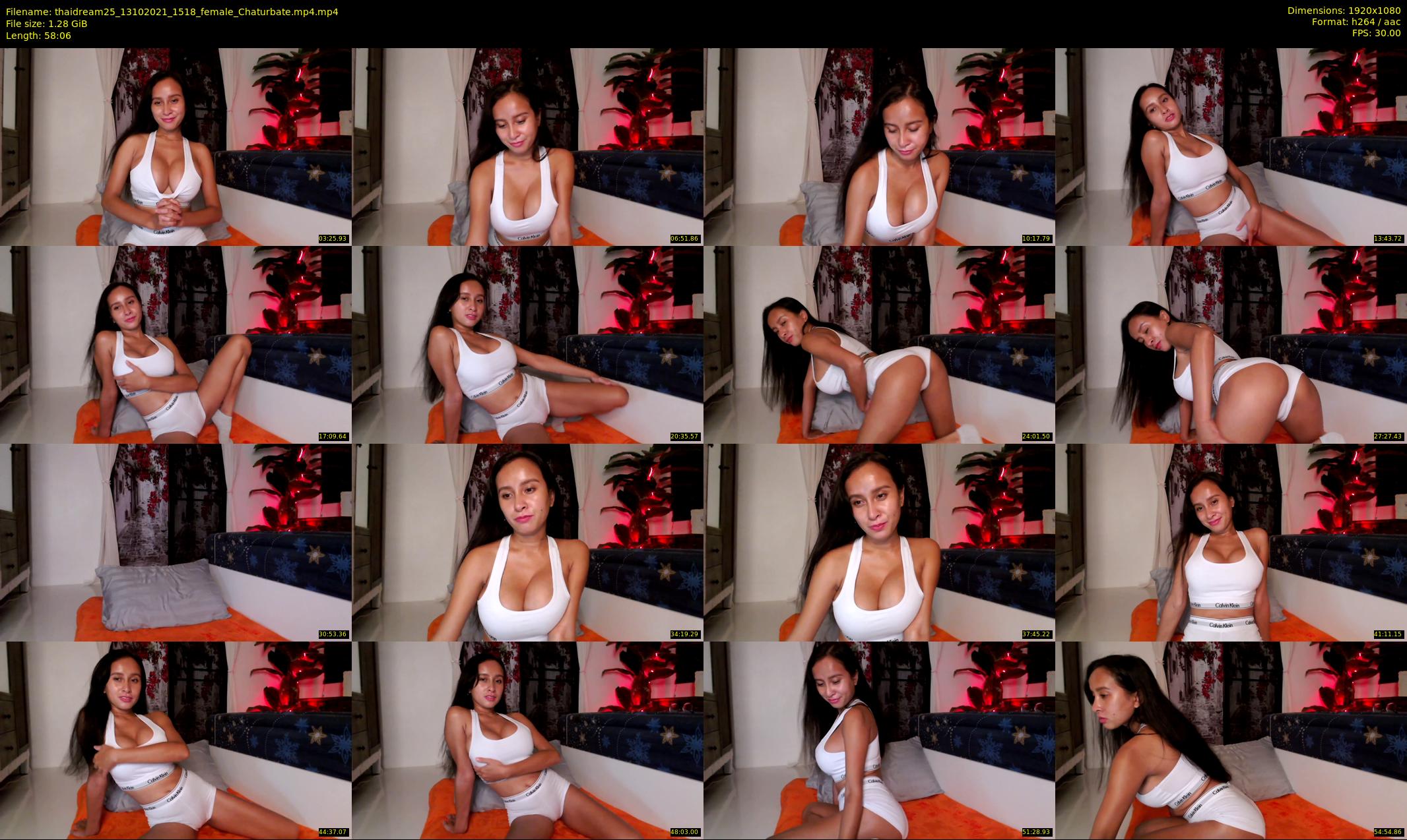 thaidream25 — 59 minute Chaturbate female cam show recording, 1080p, Oct 13, 2021