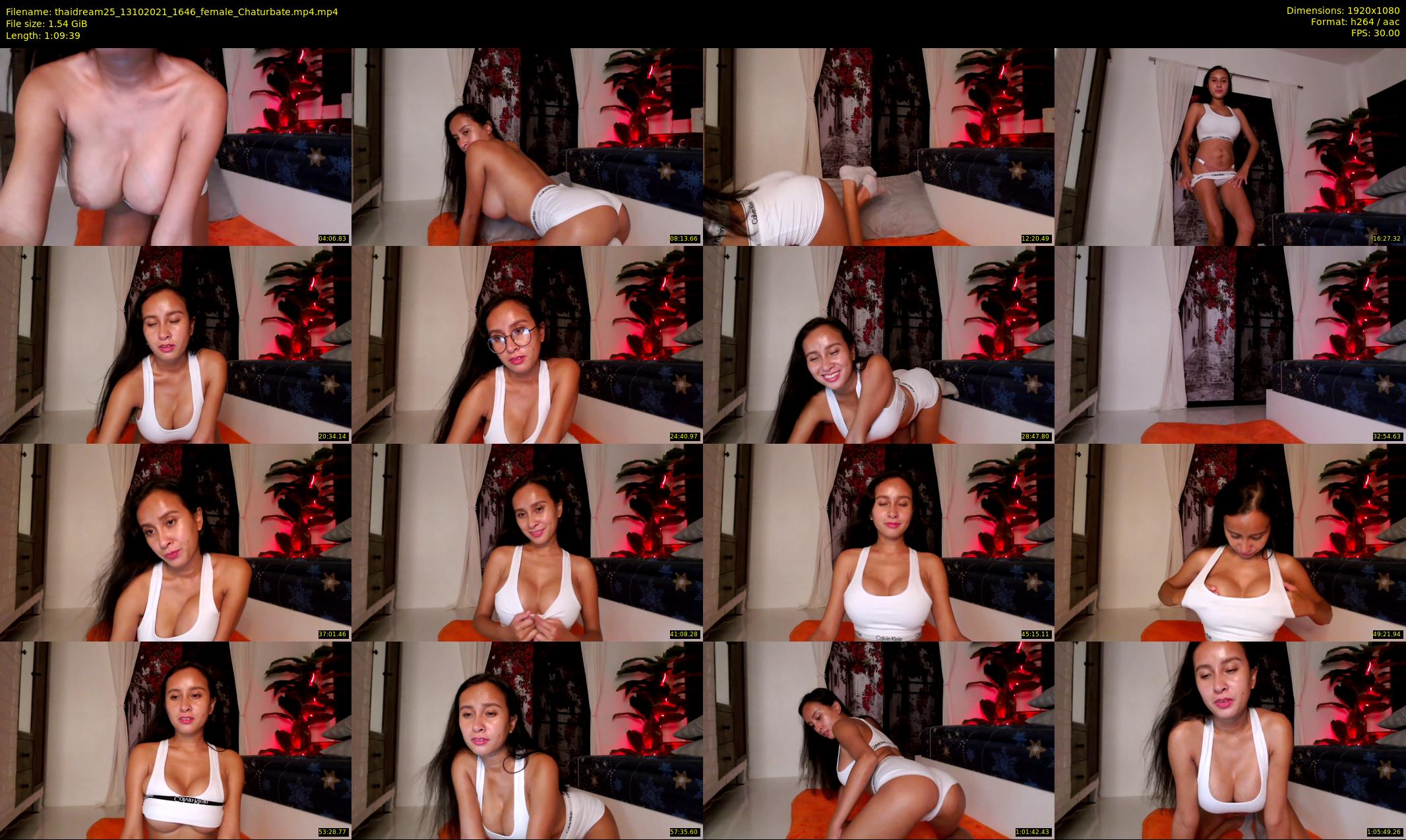 thaidream25 — 70 minute Chaturbate female cam show recording, 1080p, Oct 13, 2021