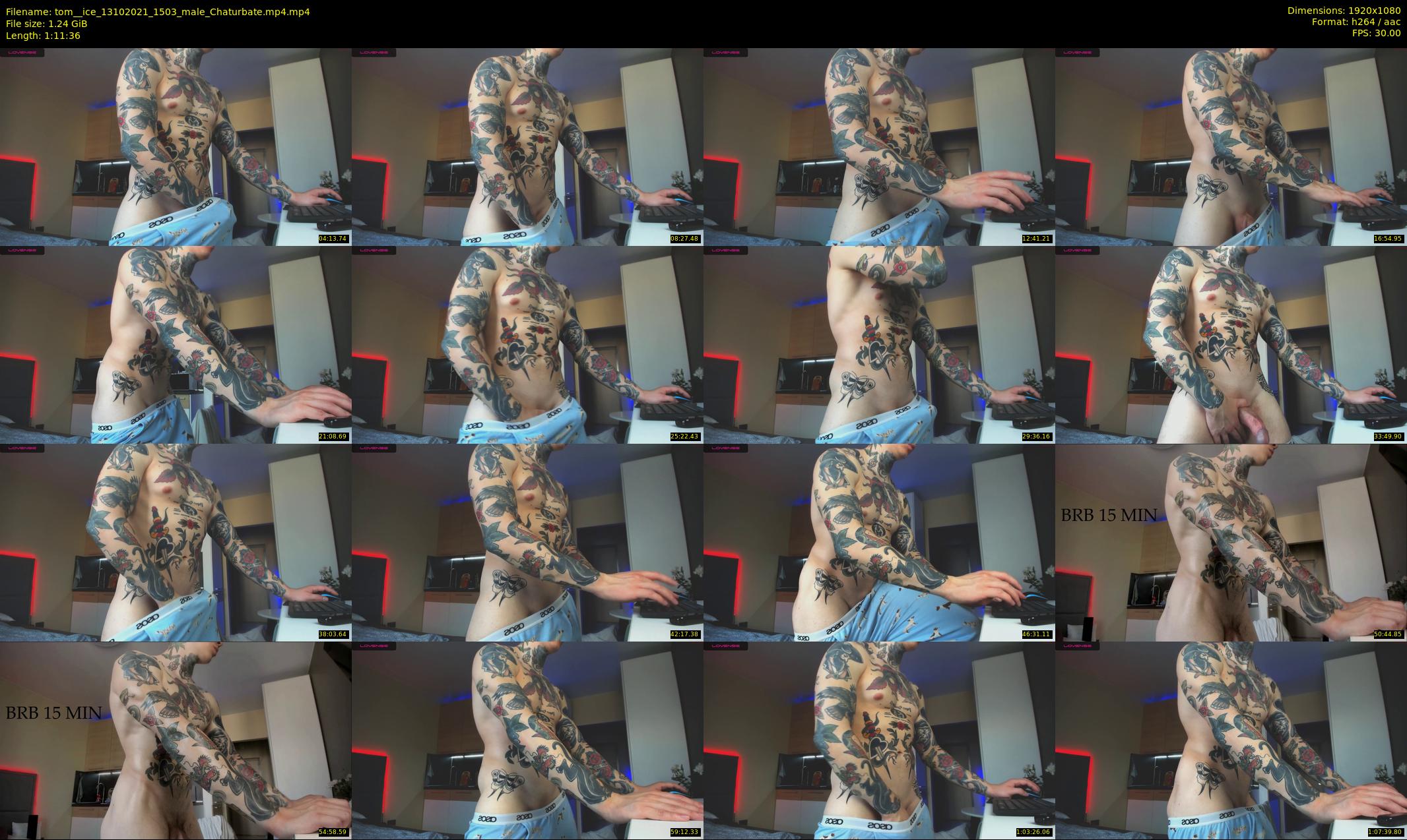 tom__ice — 72 minute Chaturbate male cam show recording, 1080p, Oct 13, 2021