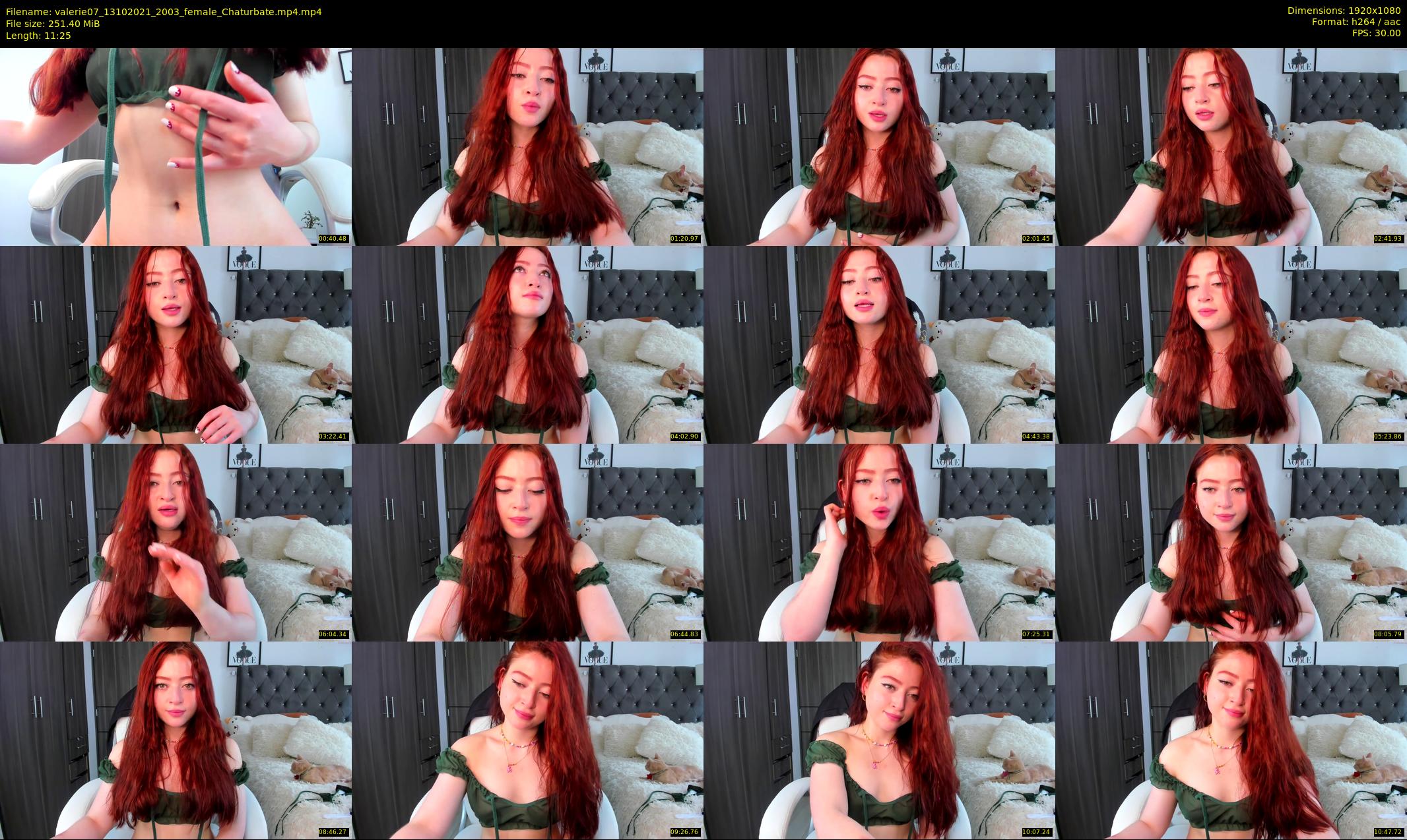 valerie07 — 12 minute Chaturbate female cam show recording, 1080p, Oct 13, 2021
