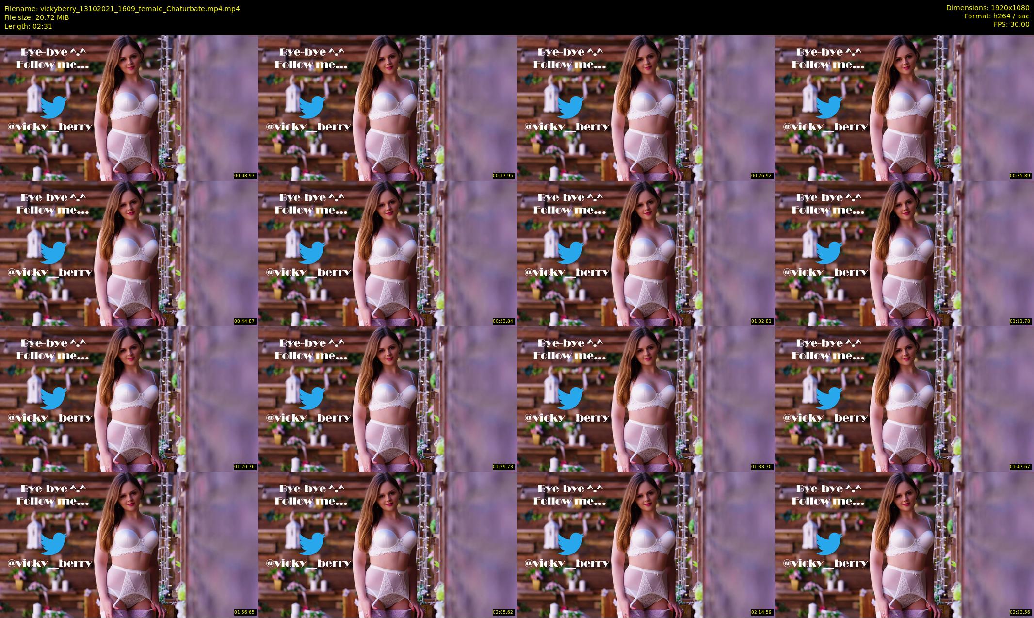 vickyberry — 3 minute Chaturbate female cam show recording, 1080p, Oct 13, 2021