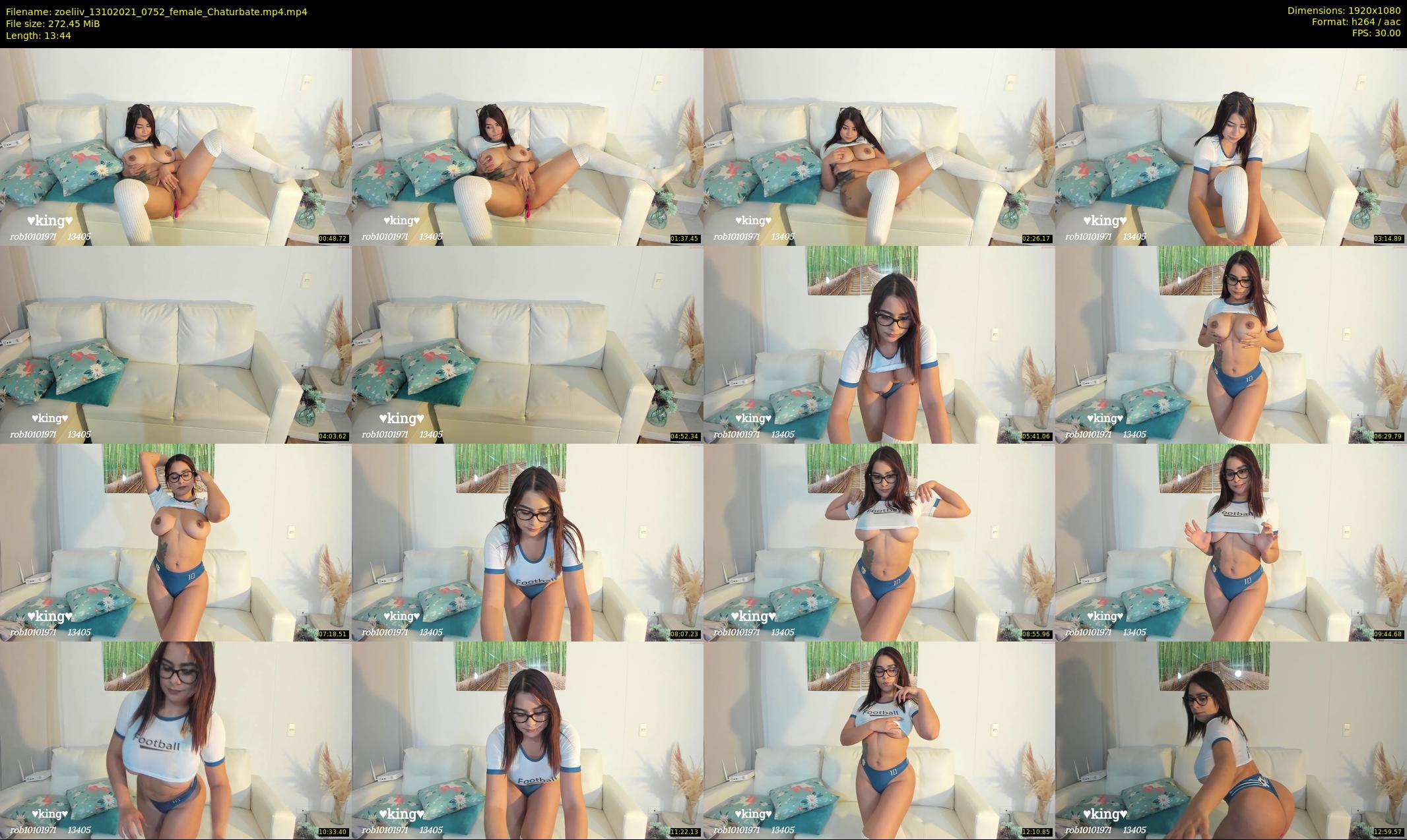 zoeliiv — 14 minute Chaturbate female cam show recording, 1080p, Oct 13, 2021