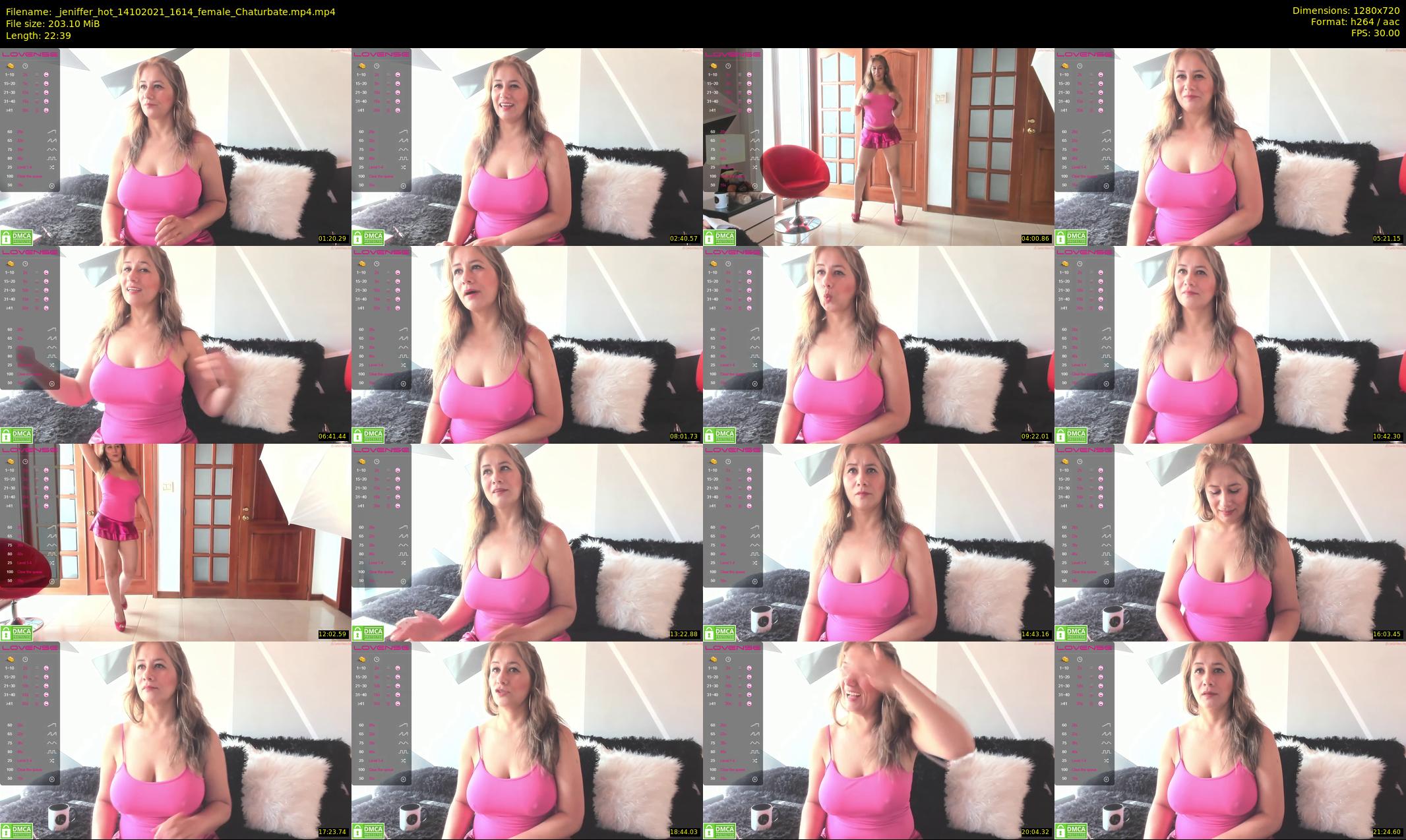 _jeniffer_hot — 23 minute Chaturbate female cam show recording, 720p, Oct 14, 2021