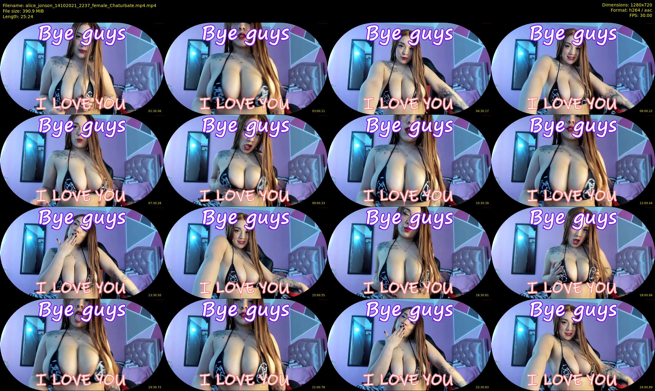 alice_jonson — 26 minute Chaturbate female cam show recording, 720p, Oct 14, 2021