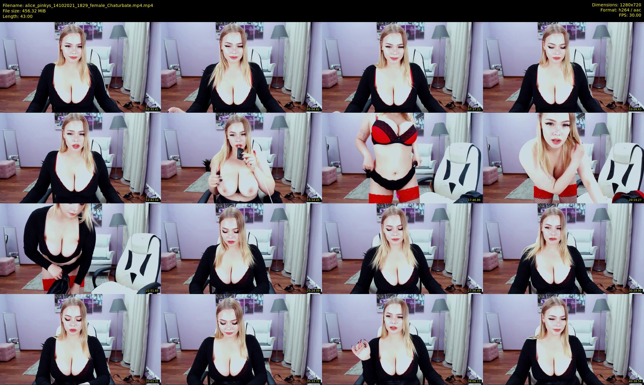 alice_pinkys — 43 minute Chaturbate female cam show recording, 720p, Oct 14, 2021