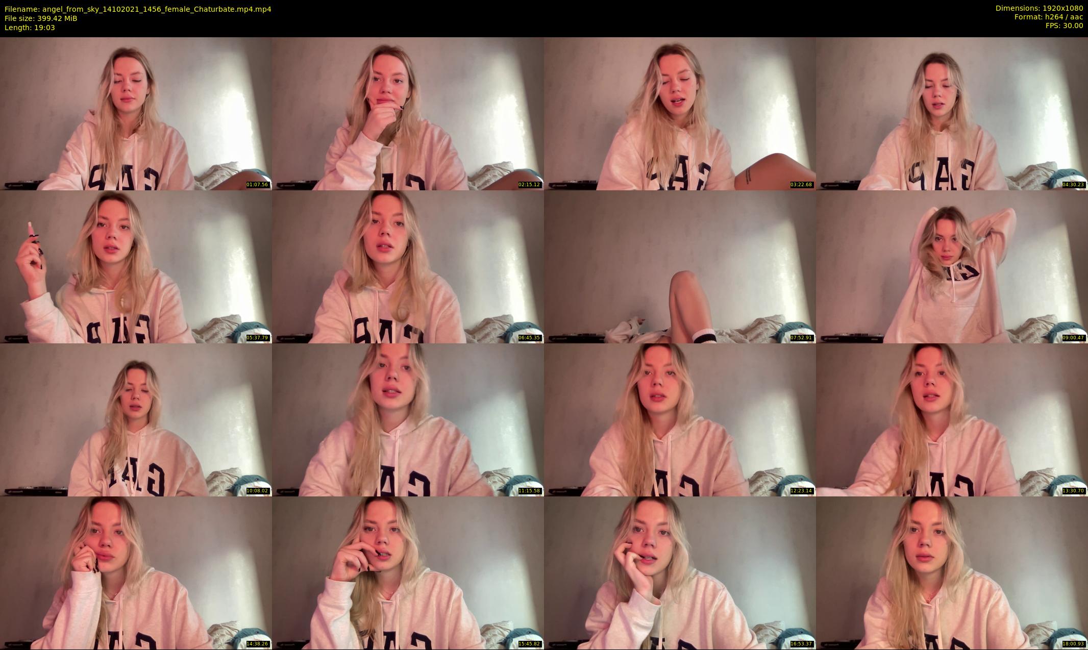 angel_from_sky — 20 minute Chaturbate female cam show recording, 1080p, Oct 14, 2021