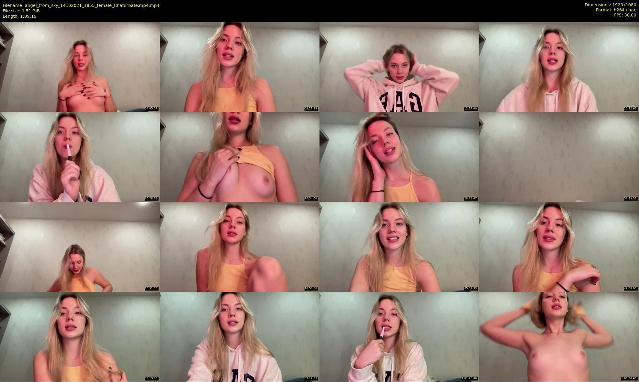 angel_from_sky — 70 minute Chaturbate female cam show recording, 1080p, Oct 14, 2021