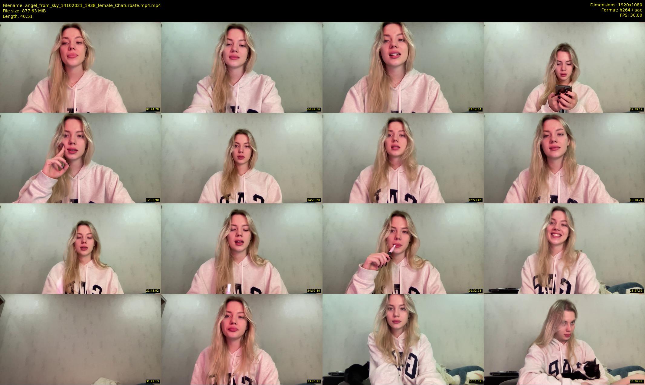 angel_from_sky — 41 minute Chaturbate female cam show recording, 1080p, Oct 14, 2021