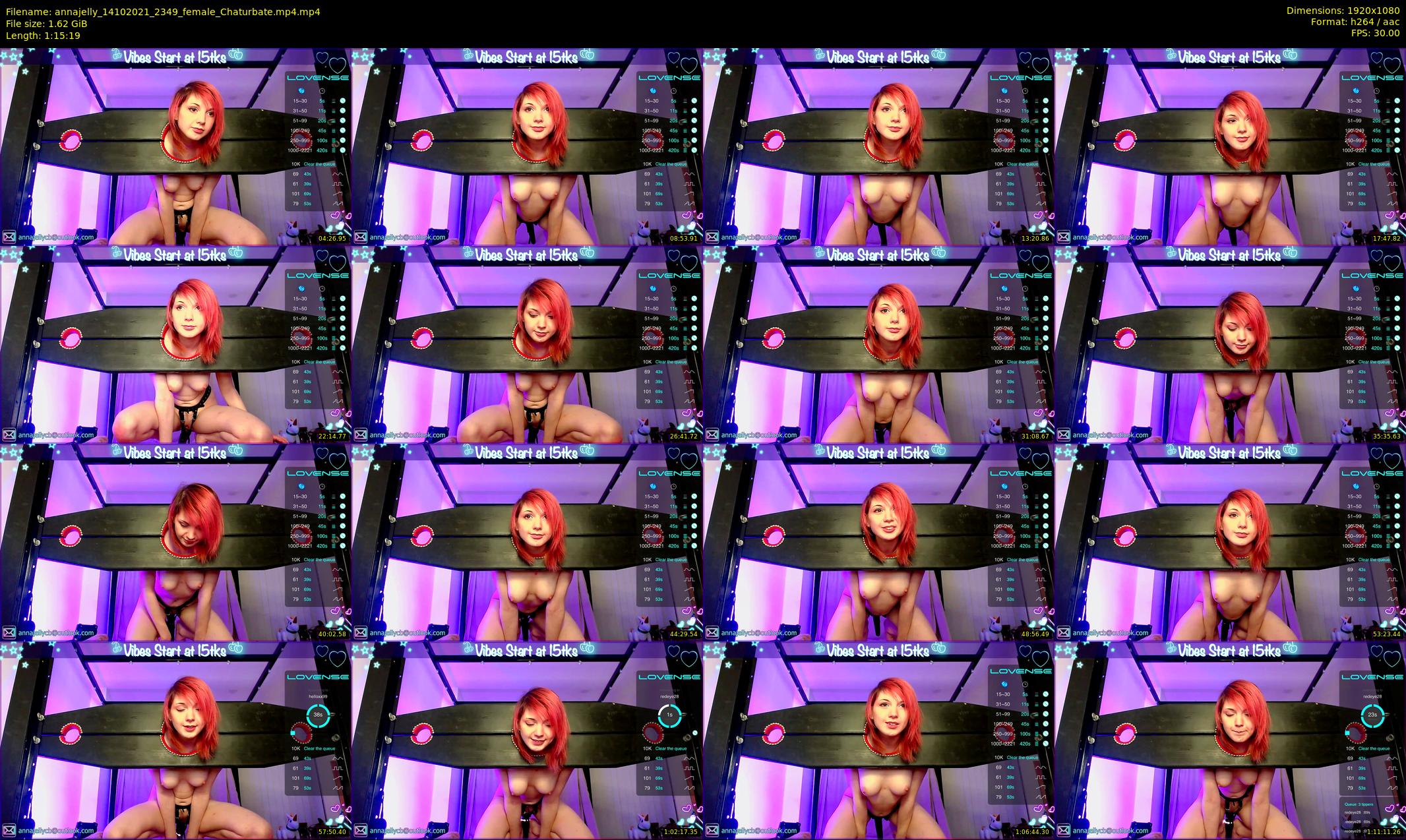 annajelly — 76 minute Chaturbate couple cam show recording, 1080p, Oct 14, 2021