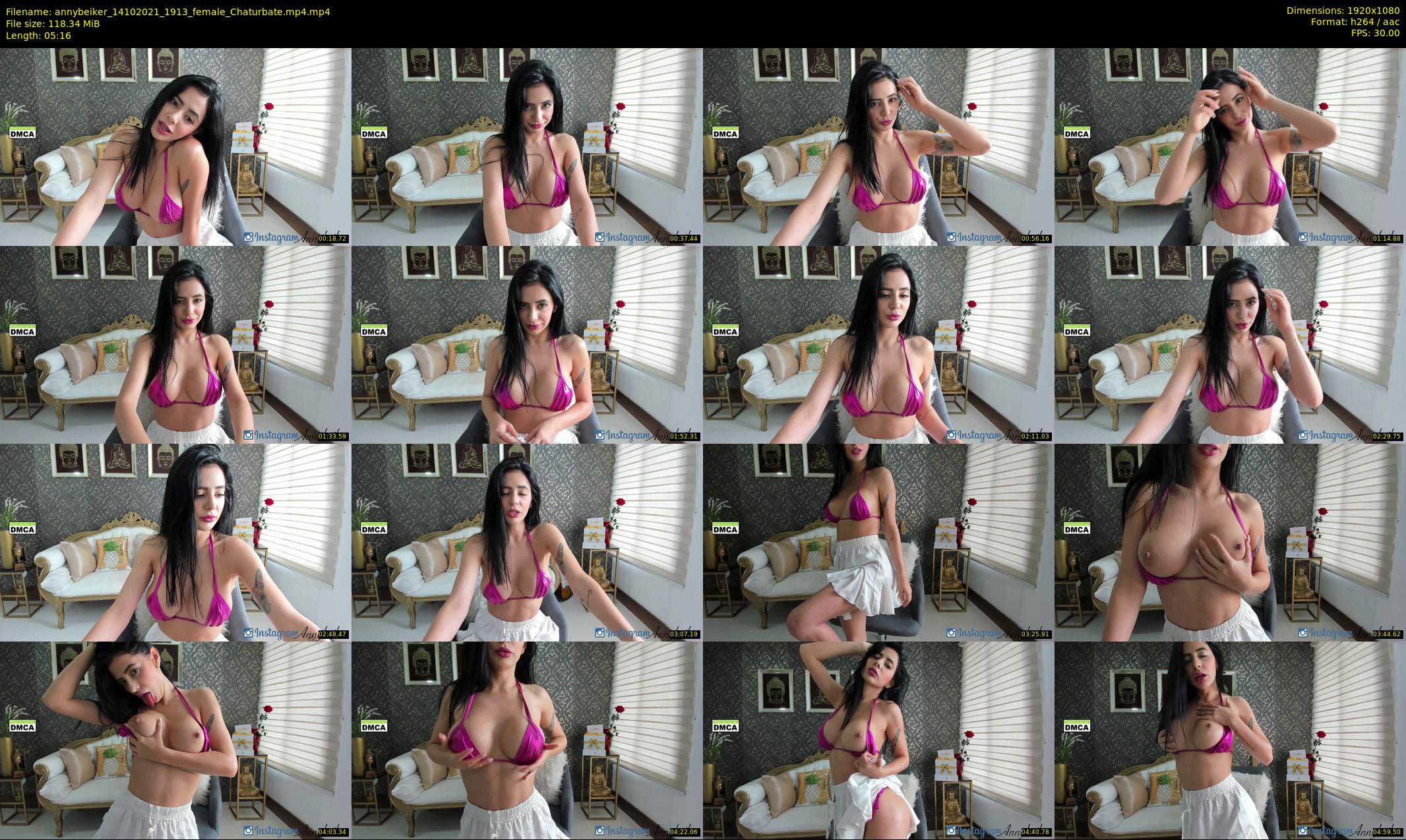 annybeiker — 6 minute Chaturbate female cam show recording, 1080p, Oct 14, 2021