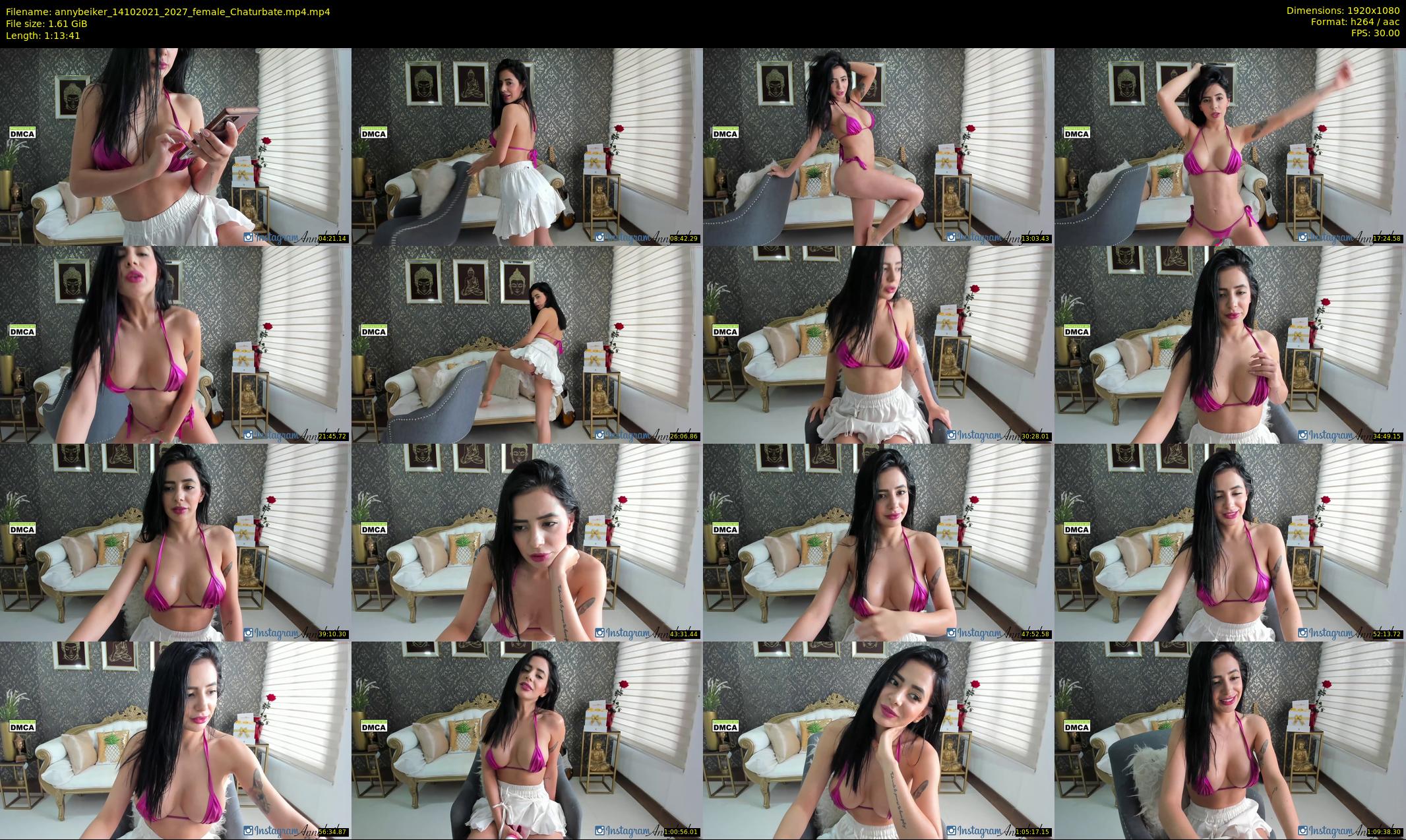 annybeiker — 74 minute Chaturbate female cam show recording, 1080p, Oct 14, 2021